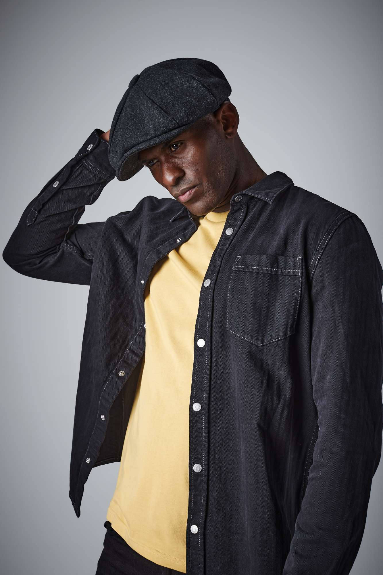 Melton-Woll Baker Boy Cap 8 Panels