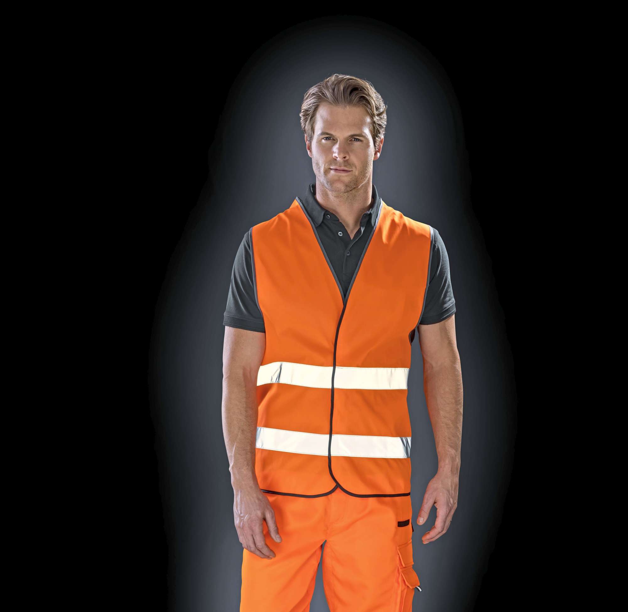Result Safe-Guard Sicherheitsweste mit Reflektionsstreifen, Klasse 2, Fluorescent Yellow XXL/3XL, RT200
