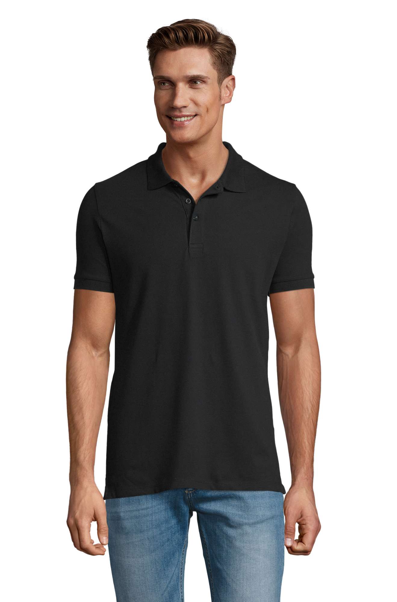 Poloshirt Phoenix mit Rippkragen für Herren