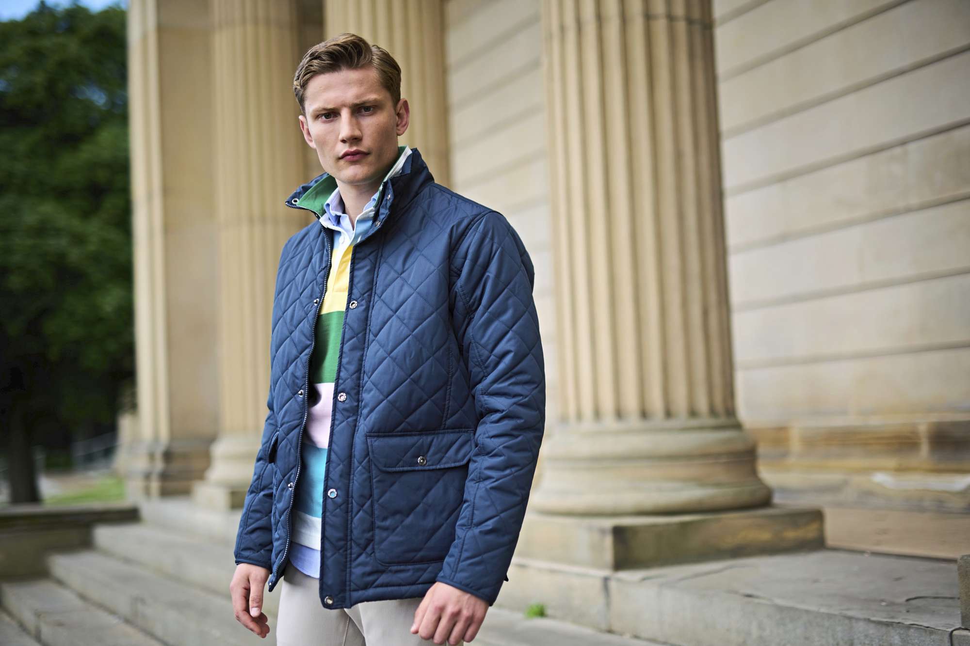 Gesteppte Jacke mit Thermo-Guard