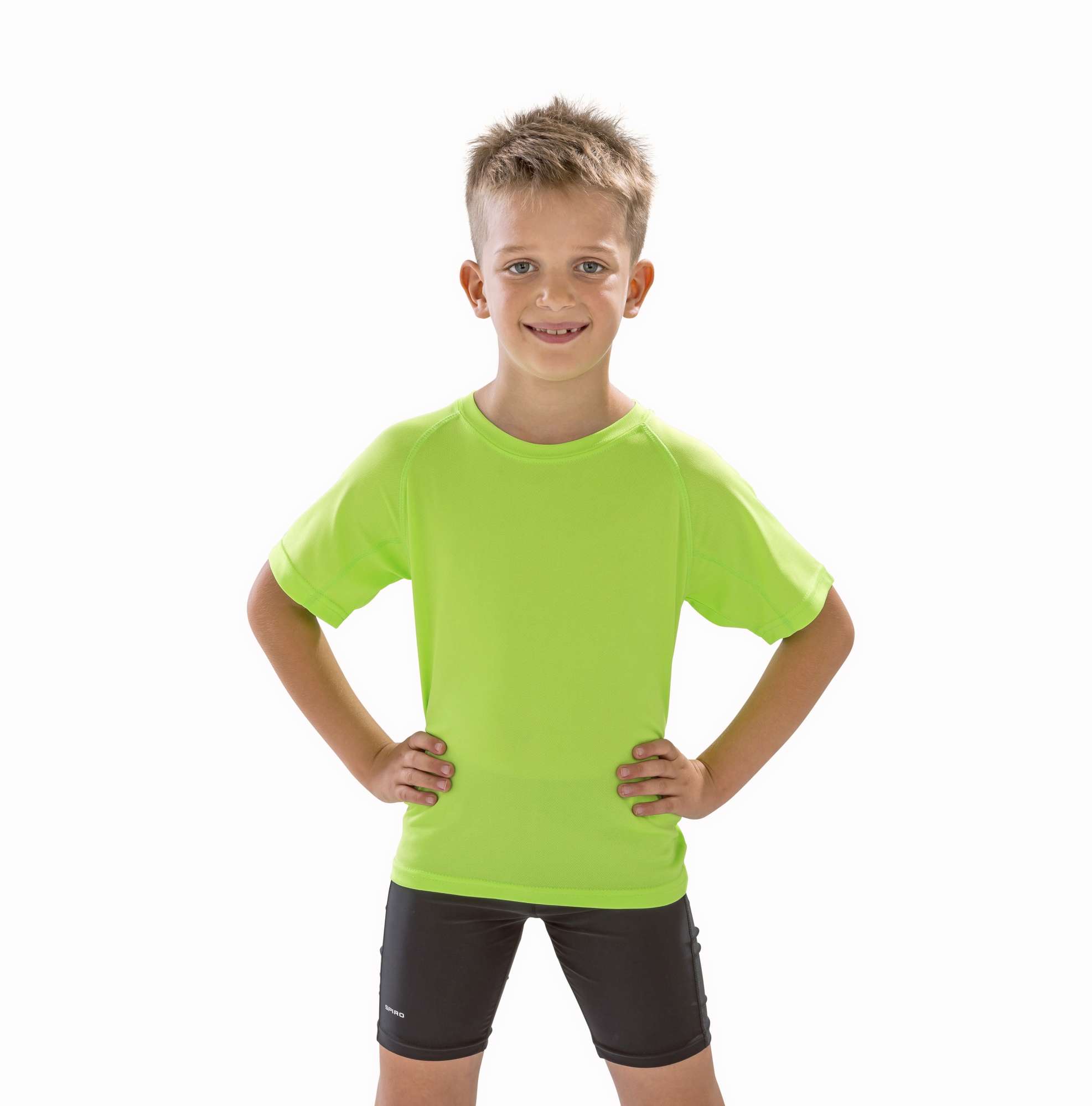 SPIRO Junior Performance Aircool T-Shirt 135 g/m², Navy S (5-6), RT287J