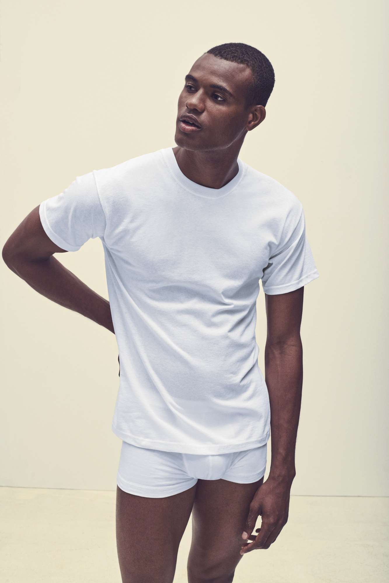 Fruit of the Loom 3er-Pack Herren T-Shirts 100% Baumwolle, White XL, F997