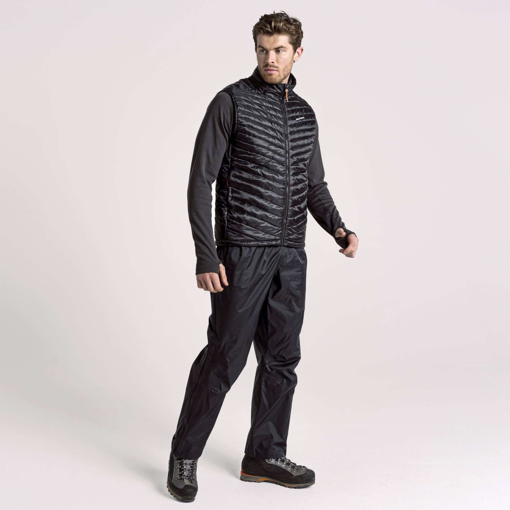 Craghoppers Expert Regenhose mit AquaDry-Membran, schwarz, Black XL (R), CEW010