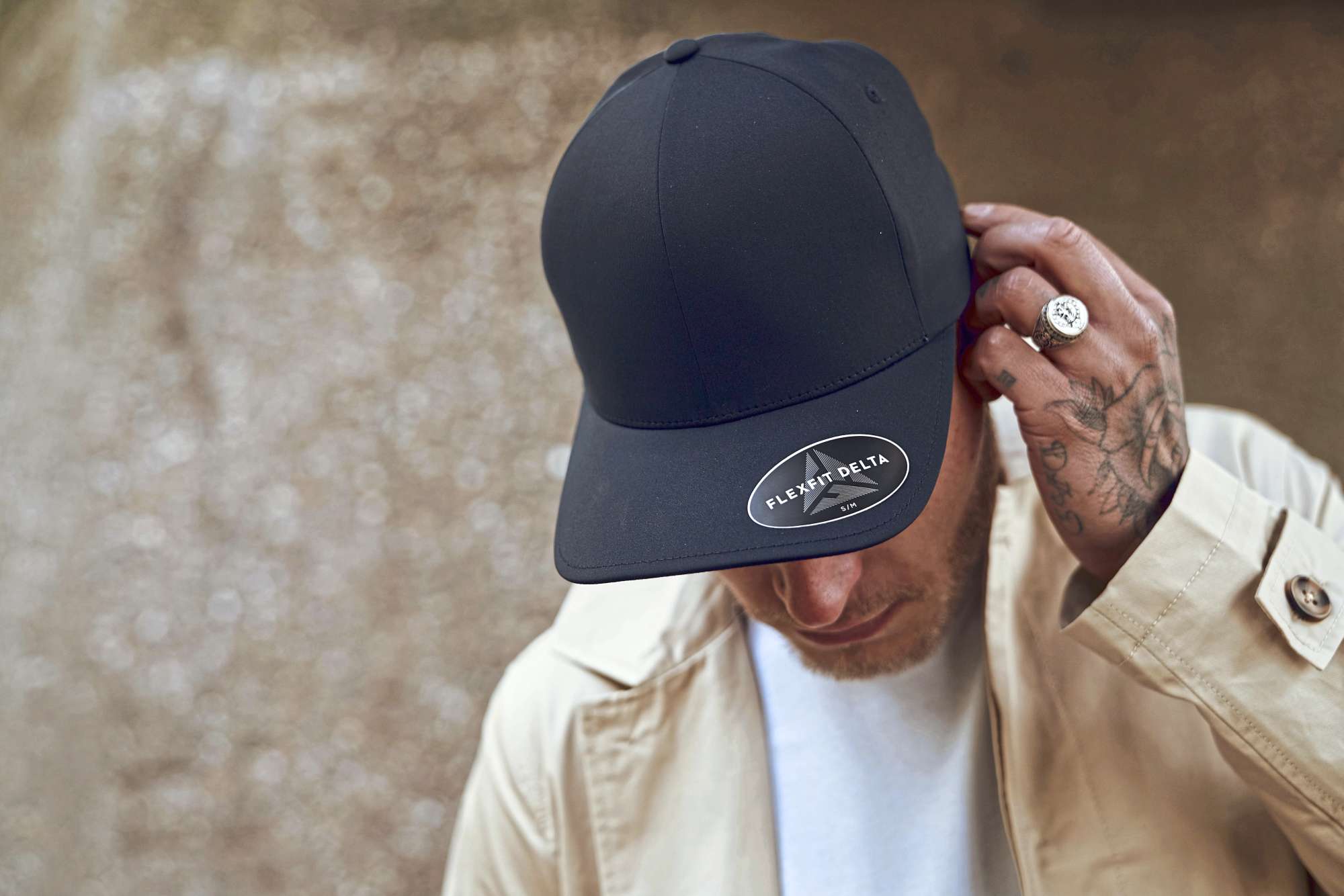 Flexfit Delta Cap mit Gummizug
