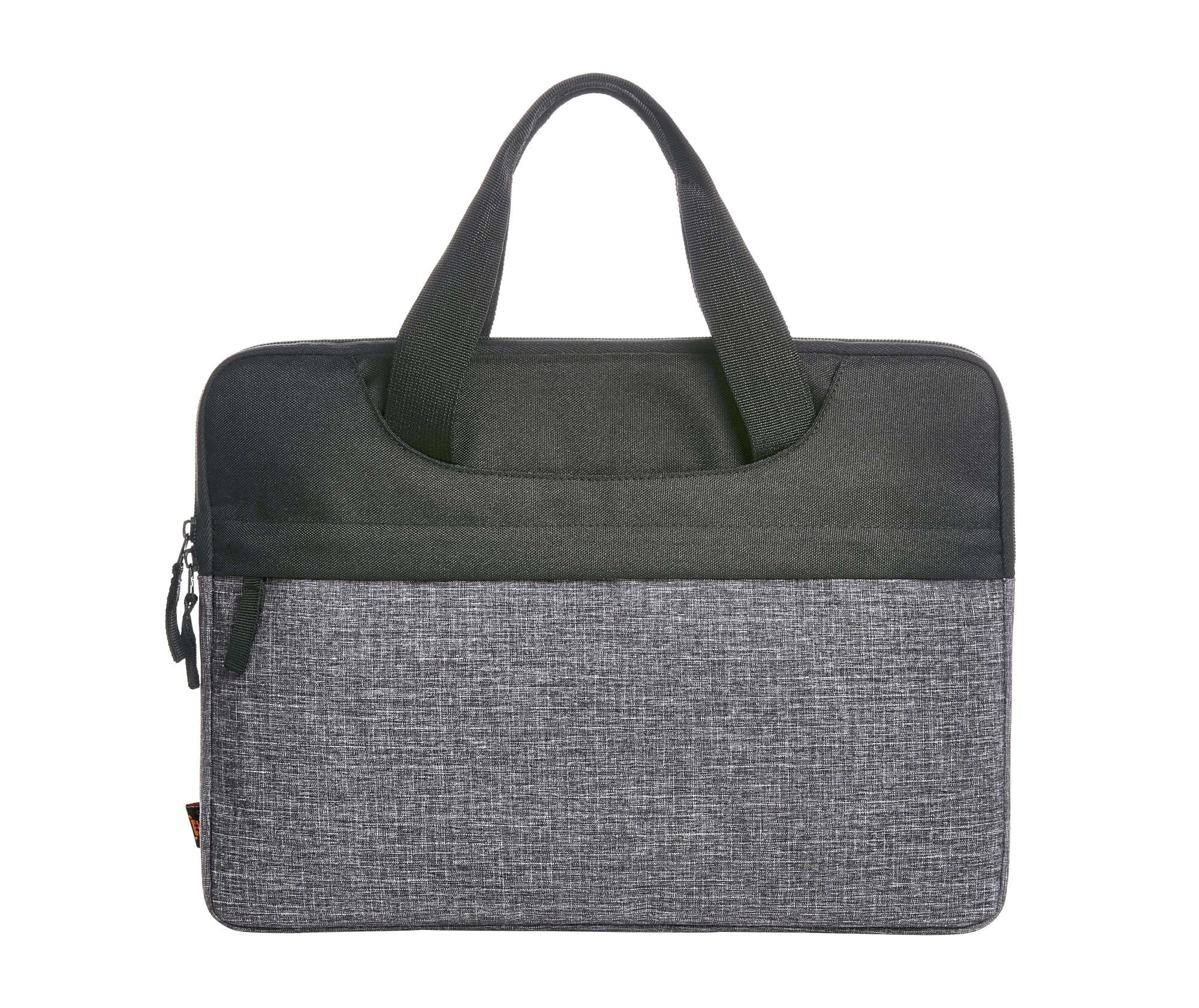 Halfar Elegante Laptop Tasche mit Reißverschluss, Black/Grey-Sprinkle 39 x 29 x 2,5 cm, HF14034