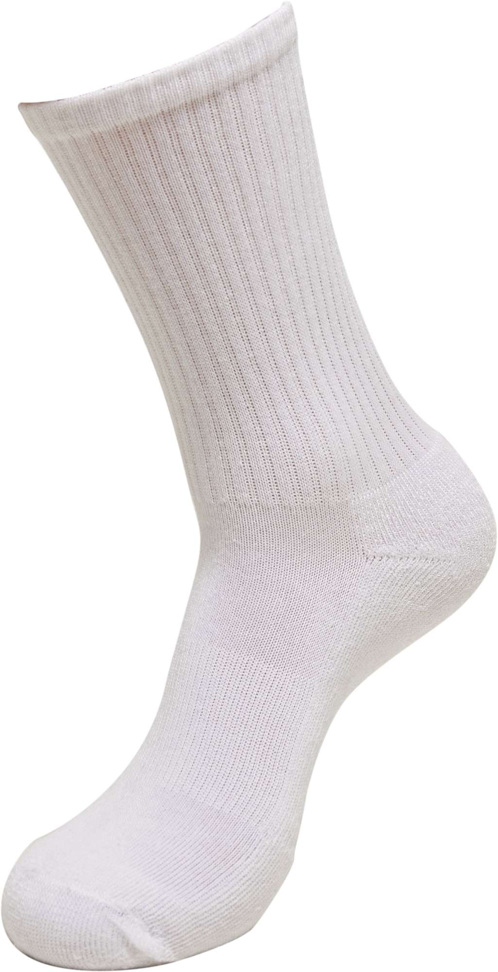 BuildYourBrand Crew-Socken mit elastischen Rippbündchen, Black 43-46, BY201