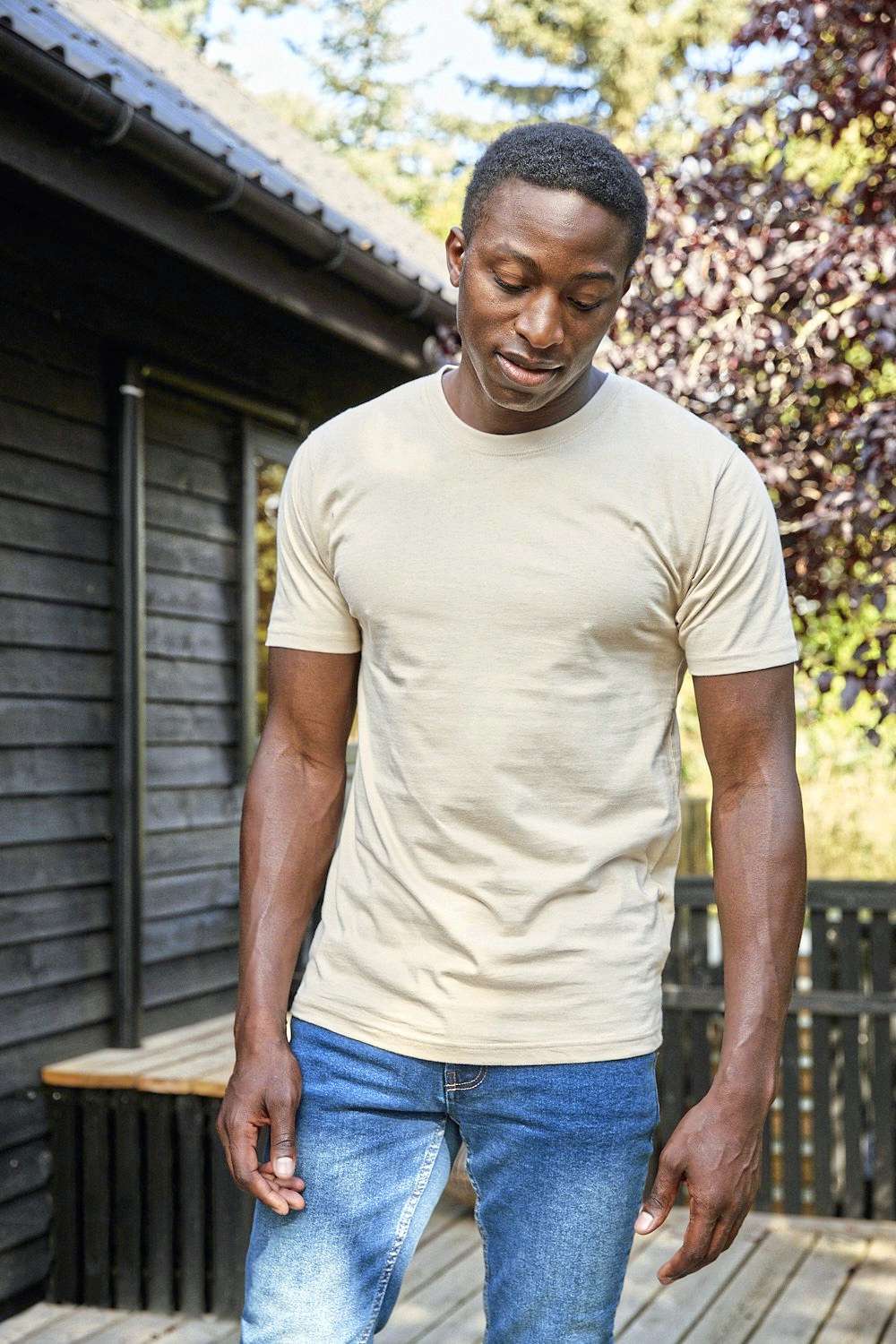 Neutral Classic T-Shirt aus Bio-Baumwolle für Herren, Black XL, NE60001