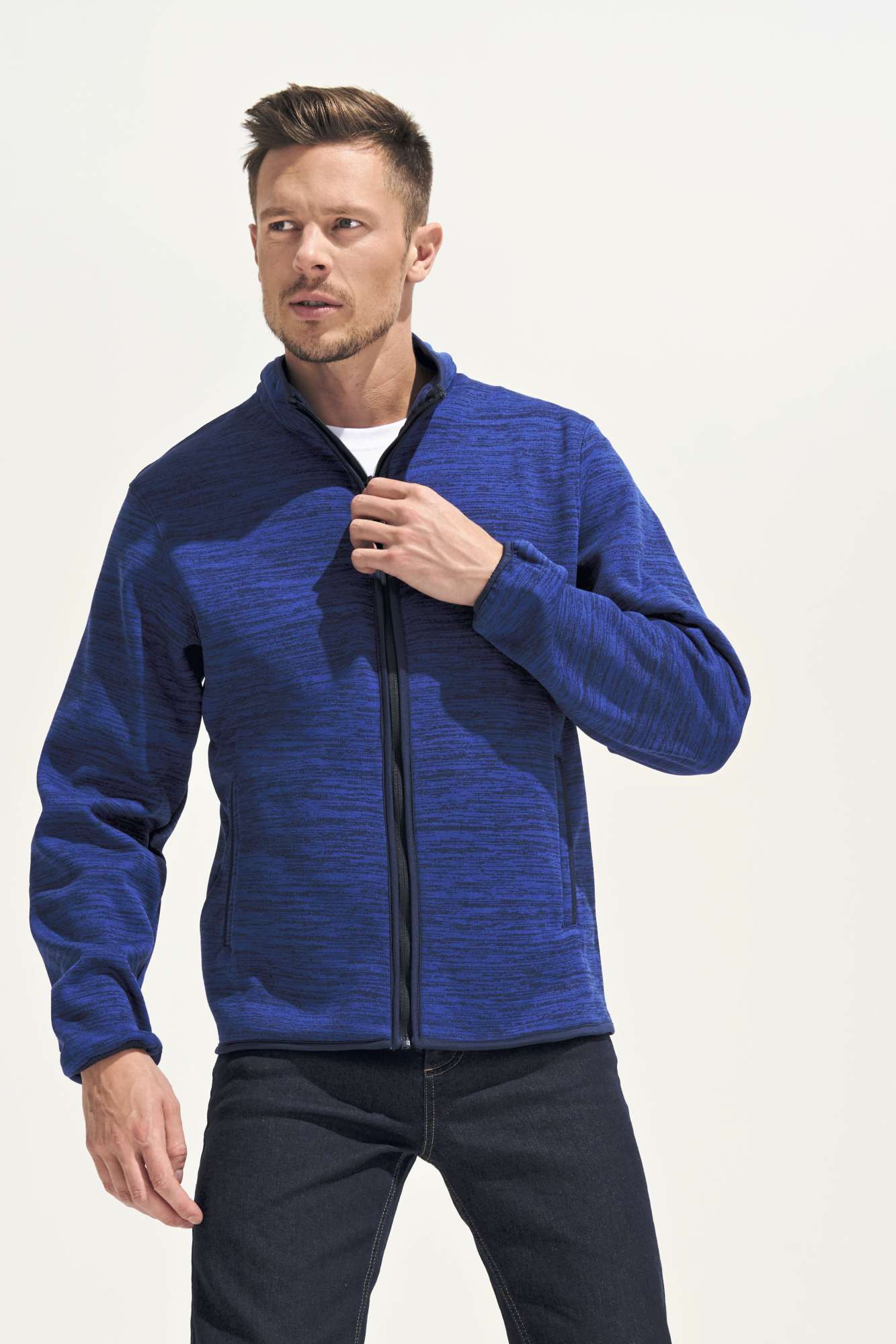 Turbo Polar Fleece Jacke mit Zipp