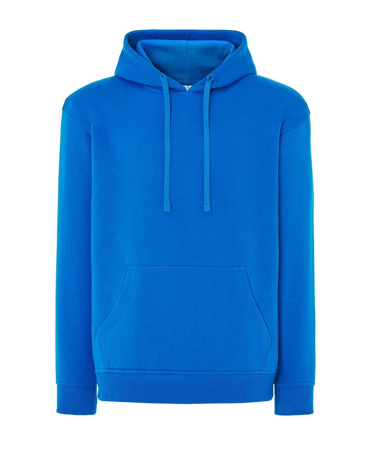 JHK Kapuzen-Sweatshirt mit Kängurutasche, White M, JHK421