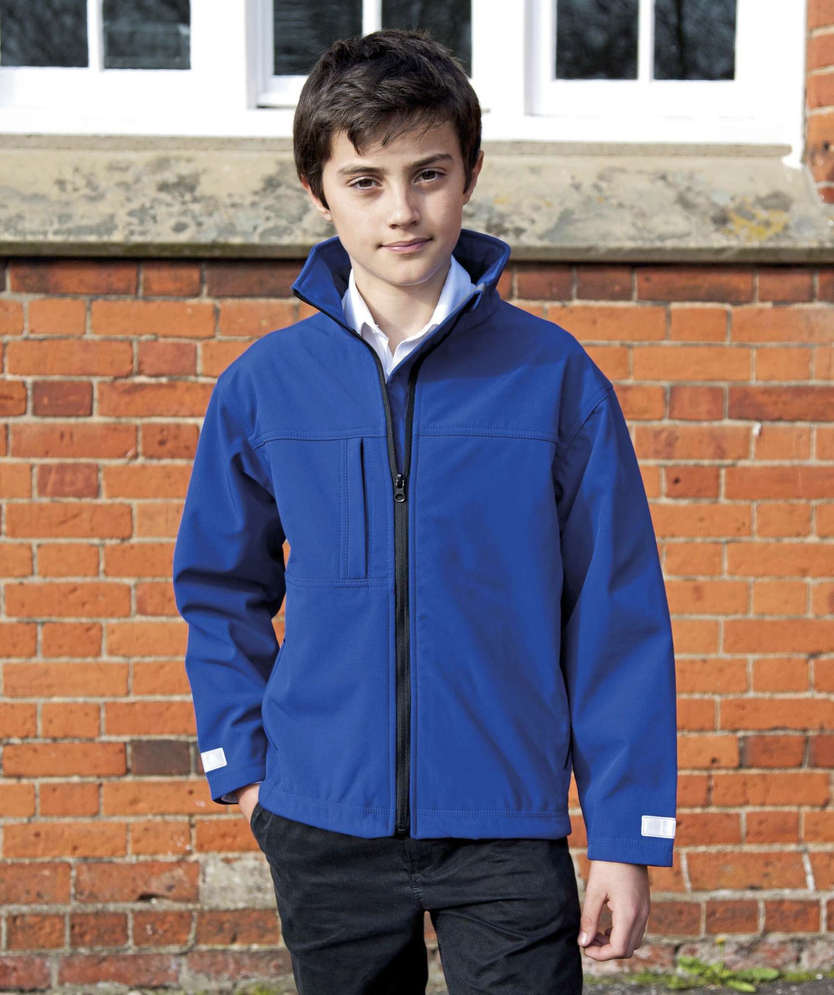 Jugend Softshell-Jacke mit Microfleece