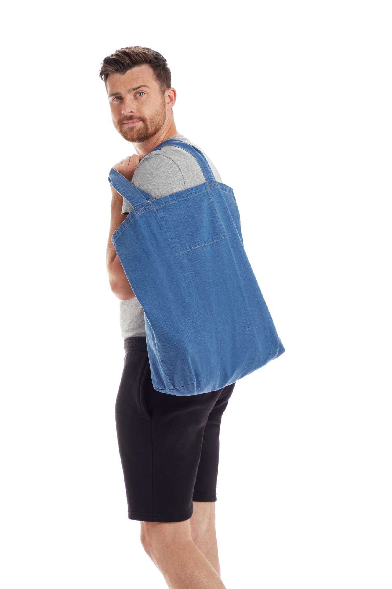 Mantis Denim Shopper aus Bio-Baumwolle