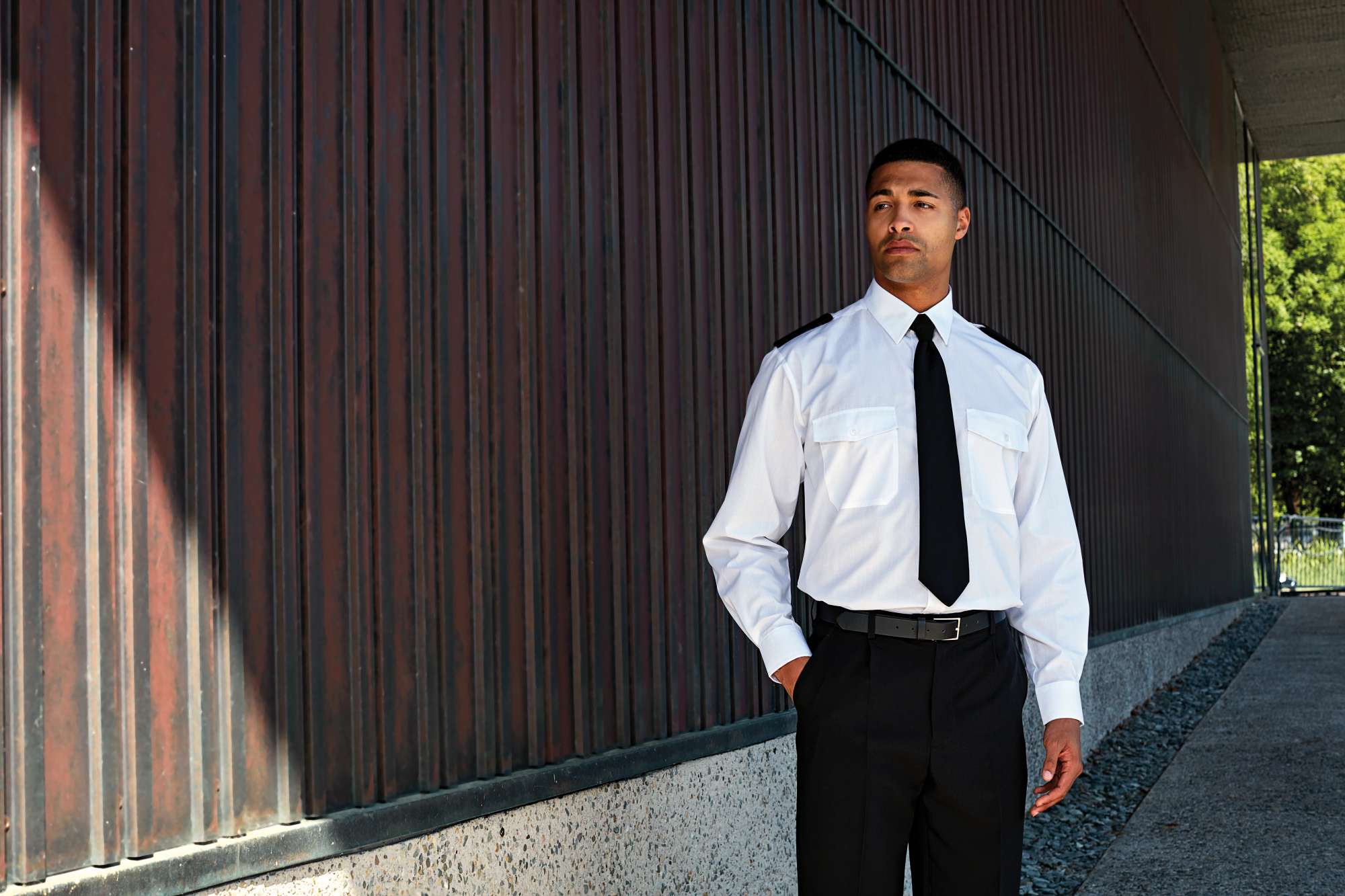 Pilot Shirt Langarm mit Brusttaschen