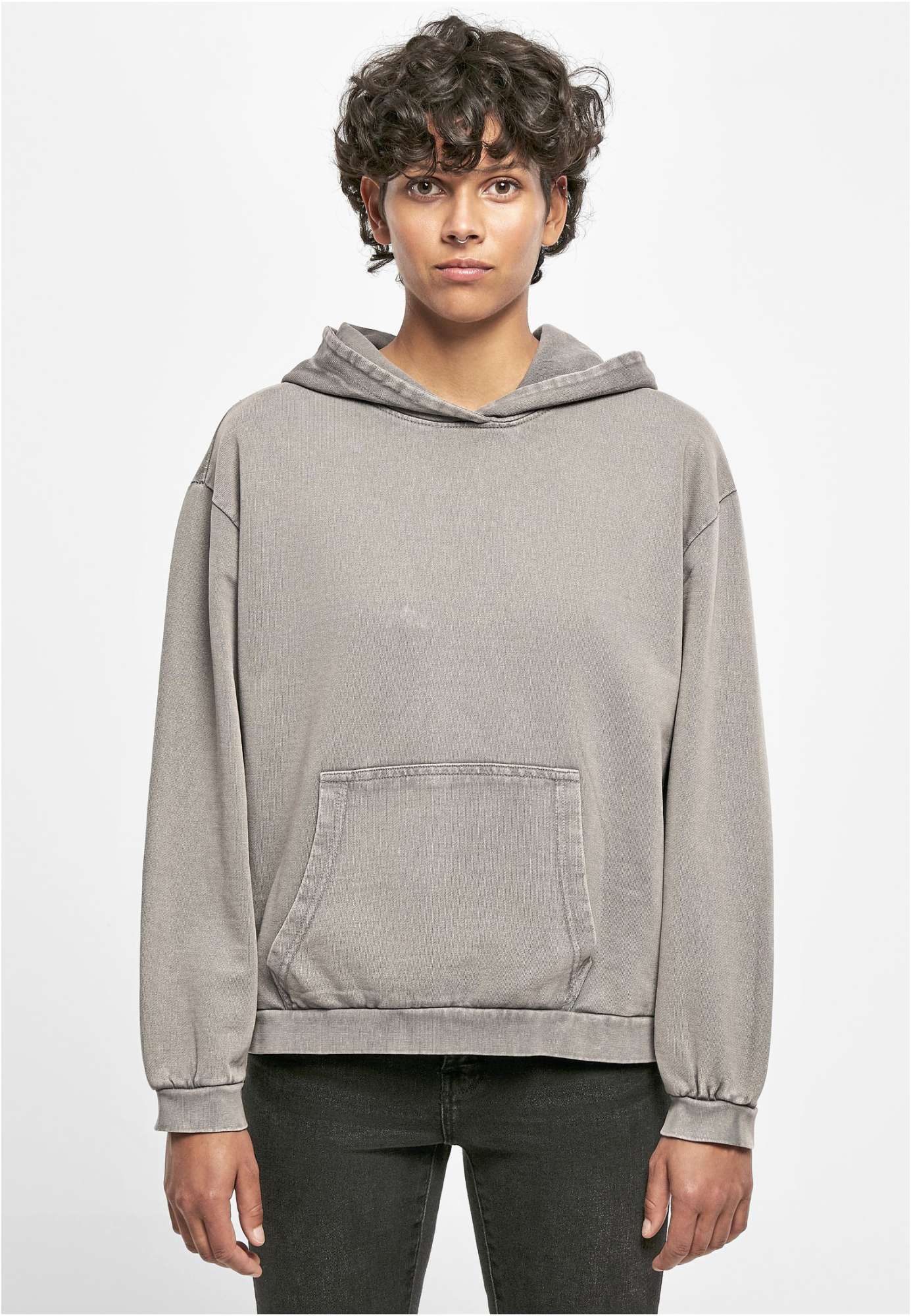 Oversize Hoody mit Acid-Waschung für Damen