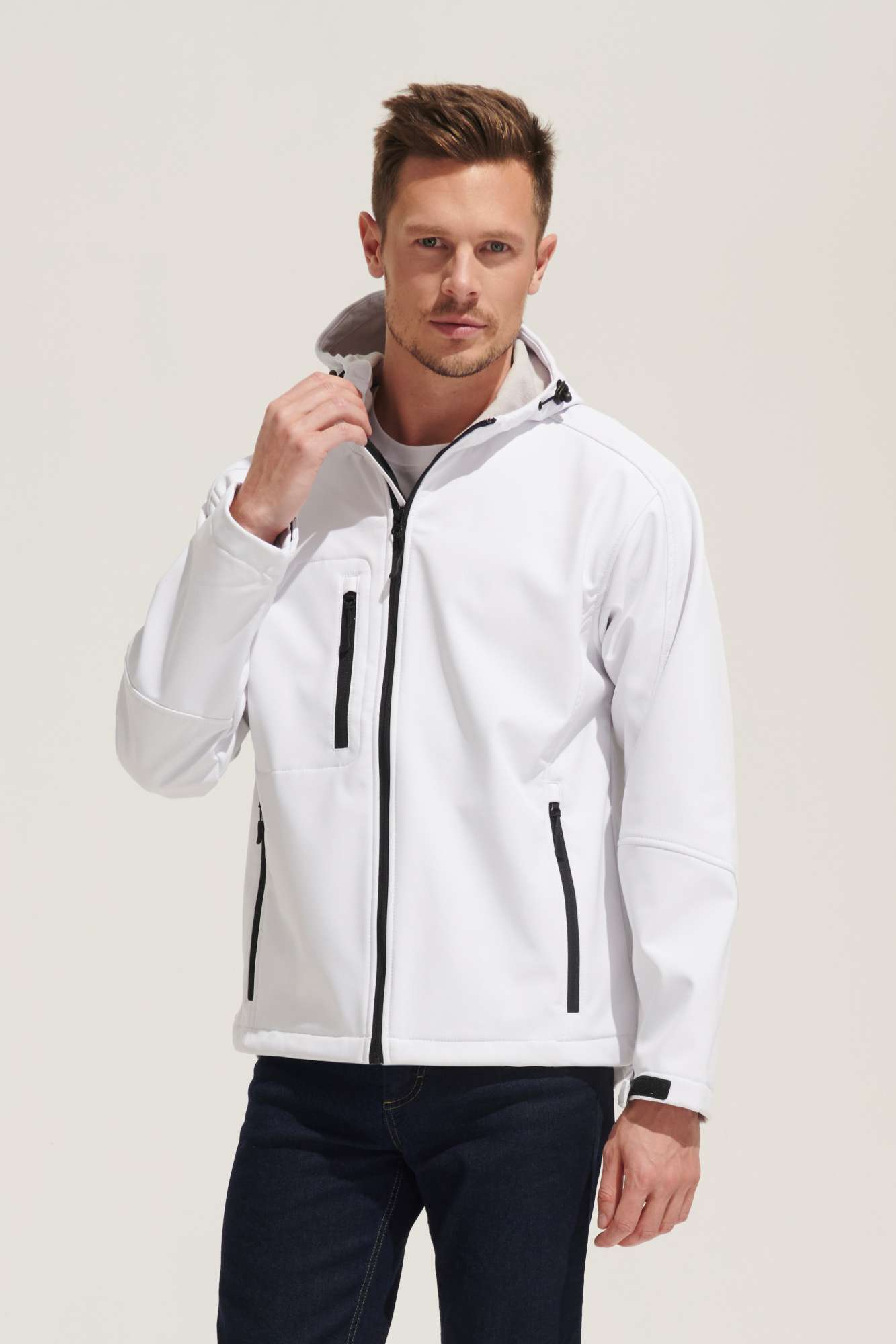 Softshell-Jacke mit Kapuze für Herren