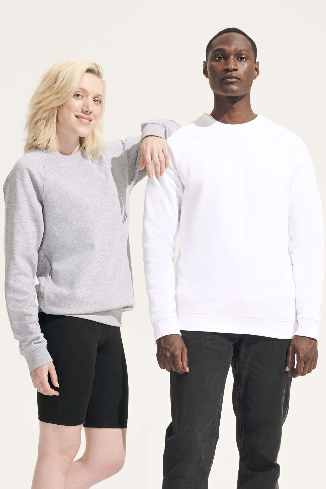 SOL´S Unisex Space Sweatshirt aus Bio-Baumwolle, Charcoal Melange M, L03567