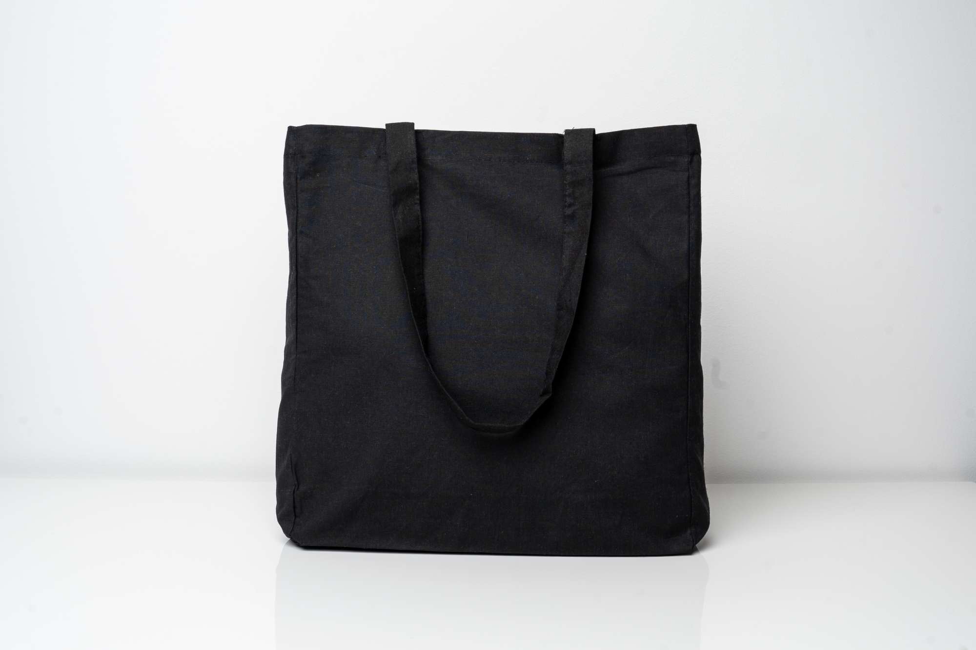 Baumwolltasche mit Boden- und Seitenfalten