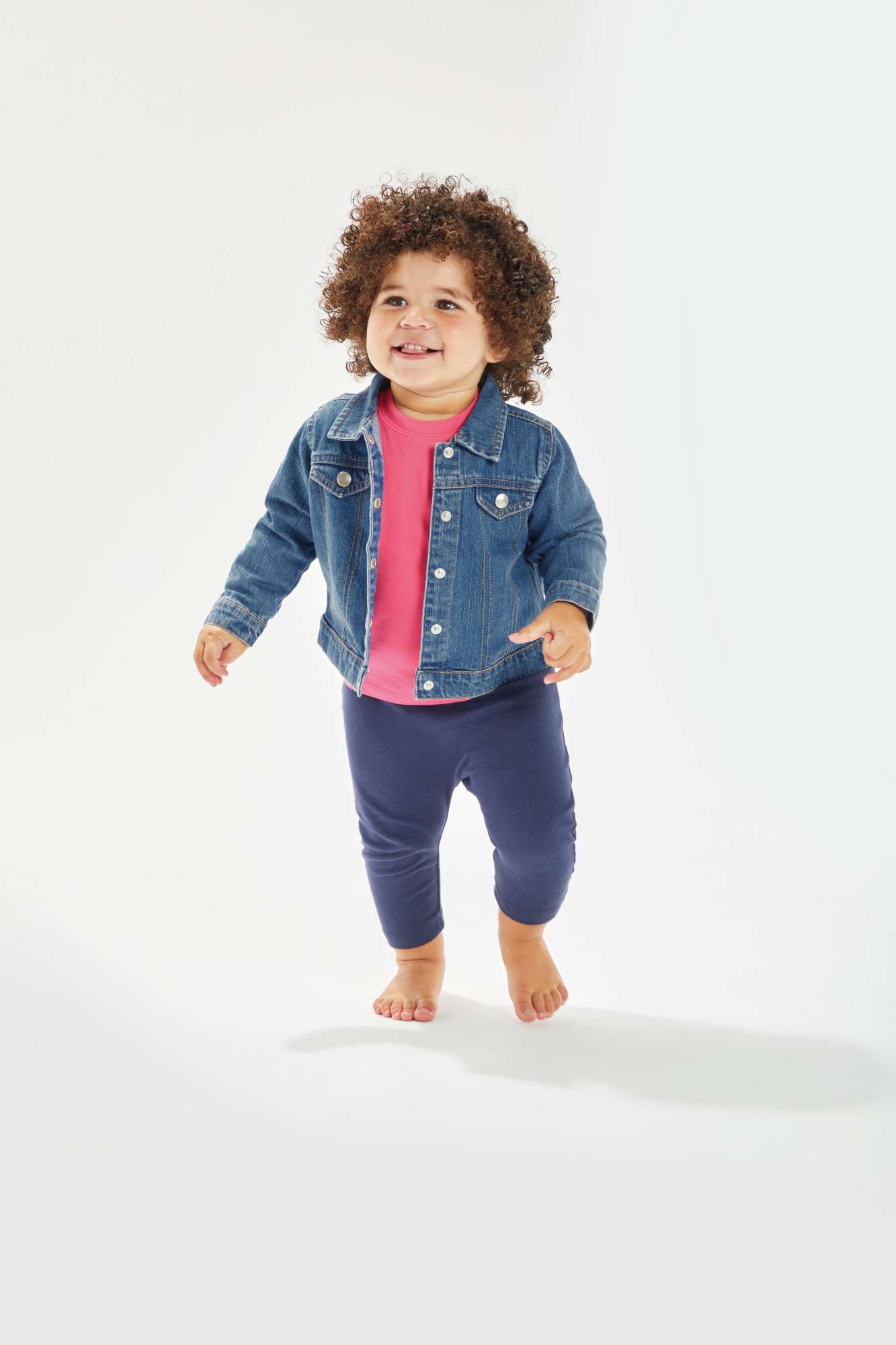 Babybugz Baby Rocks Bio-Baumwoll Denim Jacke, Denim Blue 2-3 Jahre, BZ53