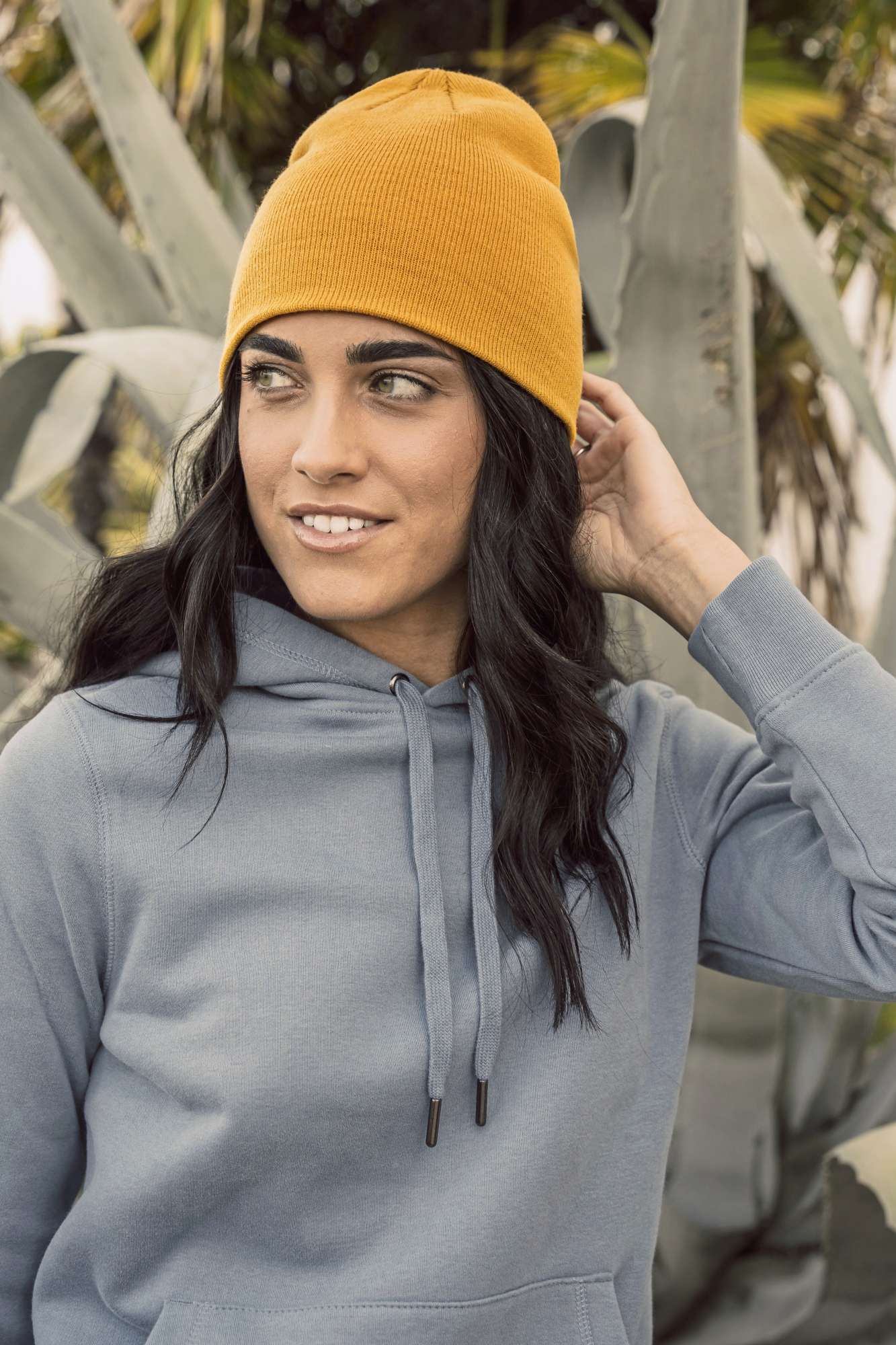 Holly Beanie aus Polylana®-Garn