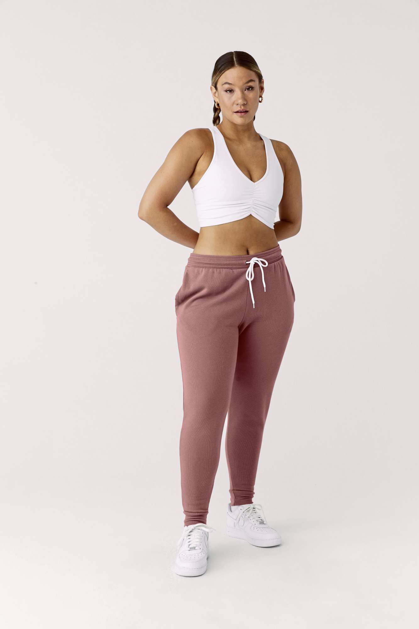 Jogger Sweatpants aus Baumwolle-Polyester-Mix