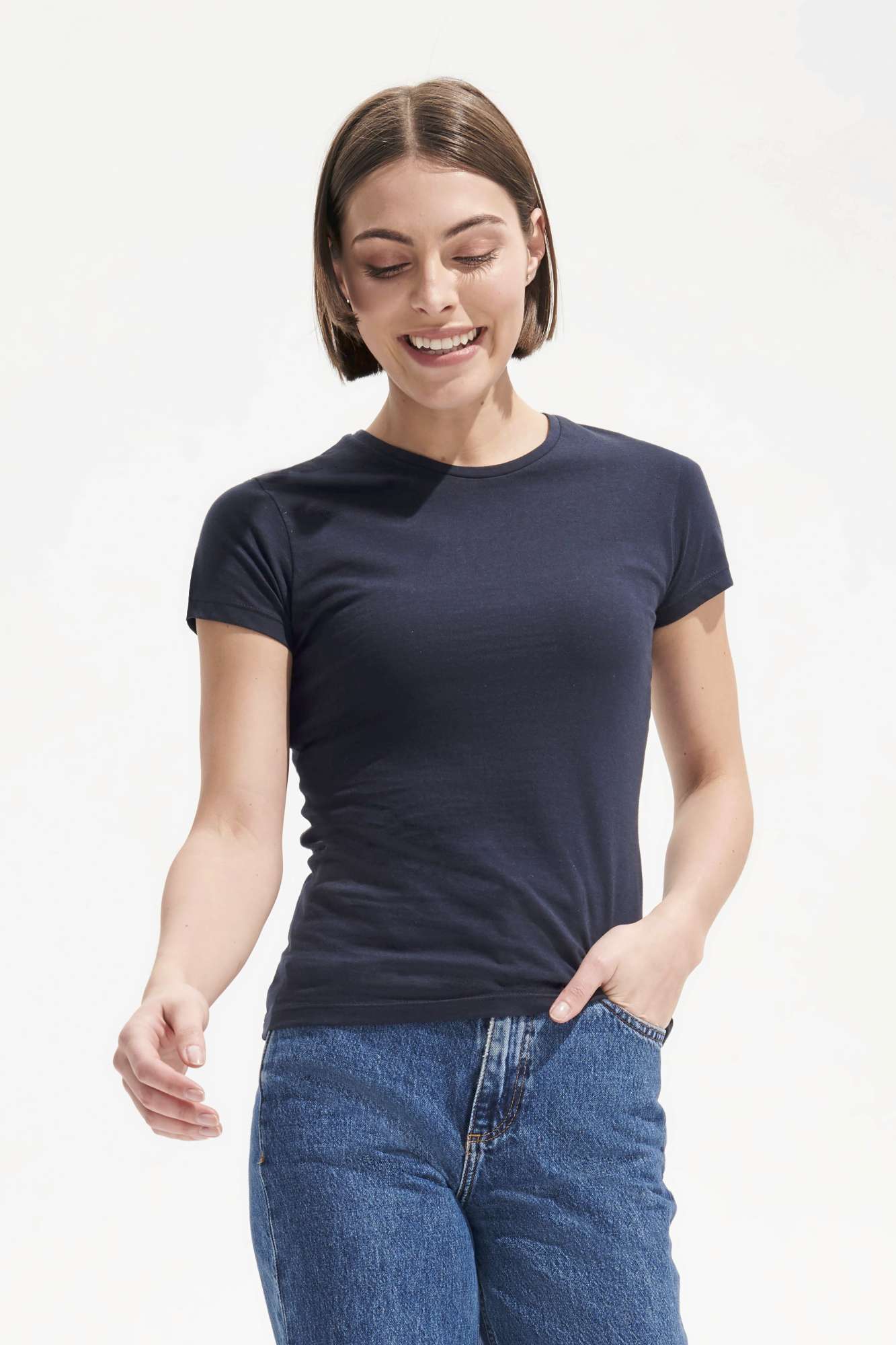 Figurbetontes Kinder T-Shirt aus Baumwolle