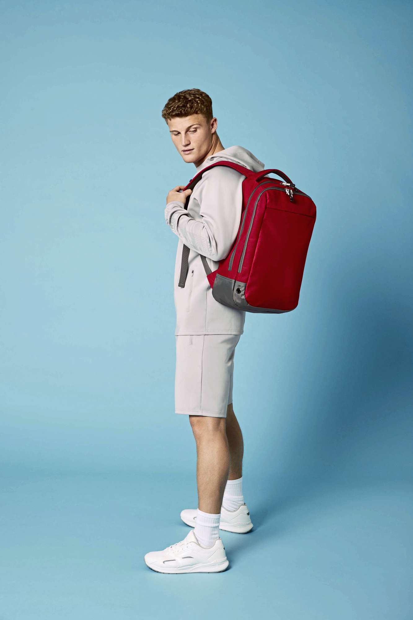 Athleisure Rucksack mit Organizer und Belüftung