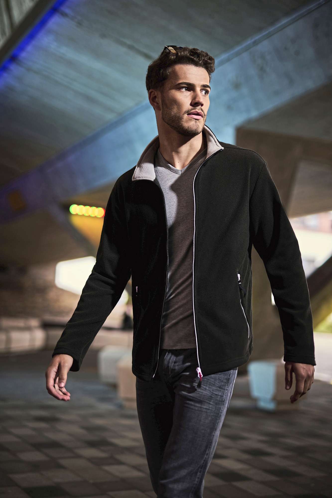 Regatta Professional Fleecejacke aus recyceltem Polyester, Mineral Grey/Black M, RG725