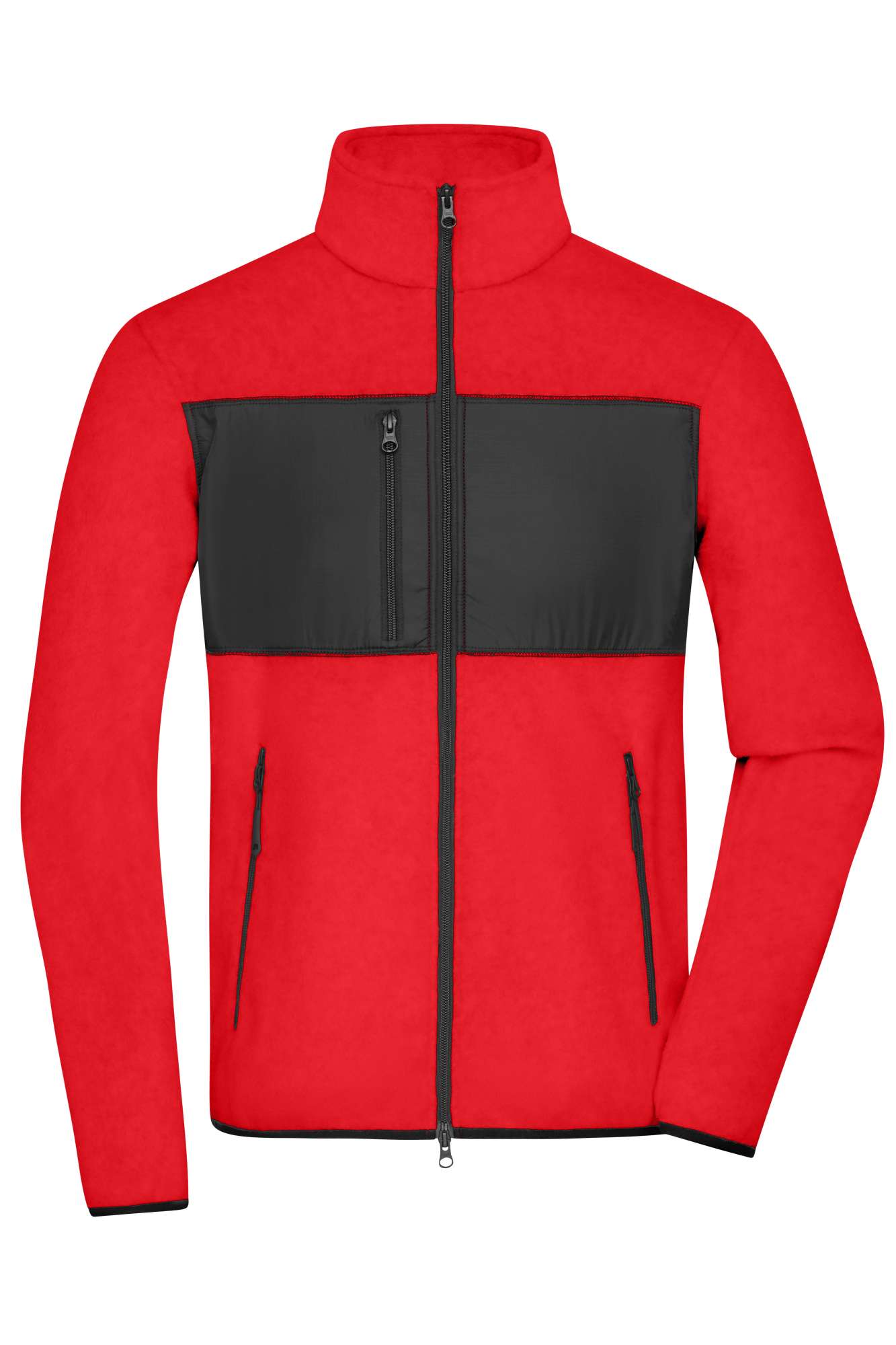 Fleecejacke mit Brusttasche für Herren