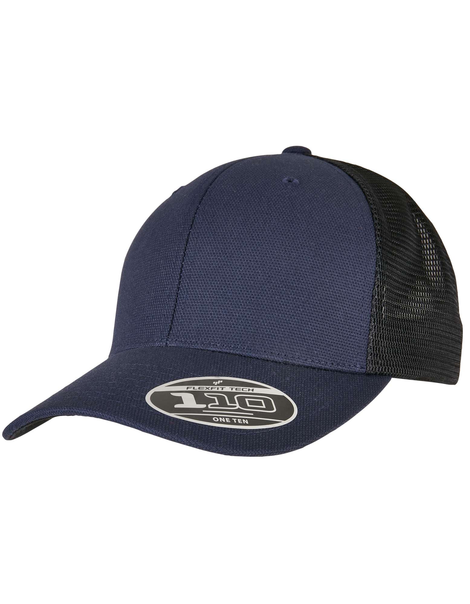 FLEXFIT Strukturierte Canvas-Trucker Cap mit Mesh, Navy/Black One Size, FX110ST