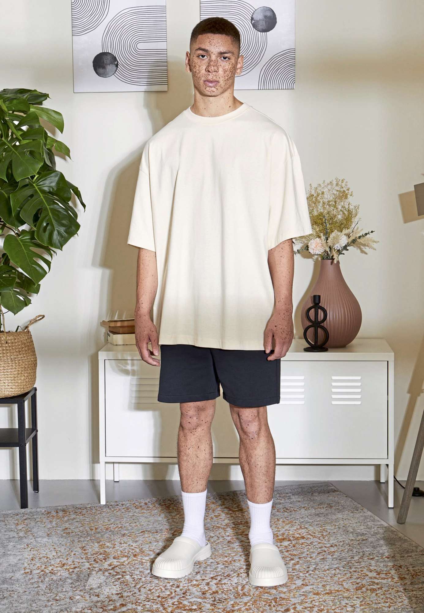 Übergroßes T-Shirt aus 100% Baumwolle