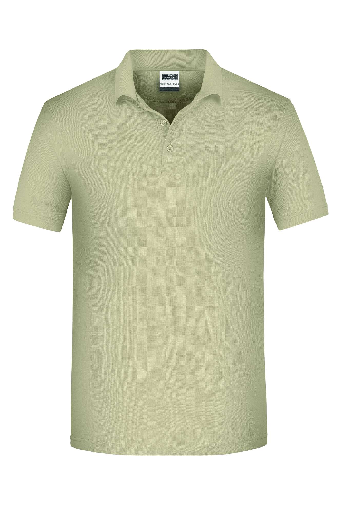 James&Nicholson Bio Workwear Polo mit Knopfleiste für Herren, Carbon 5XL, JN874