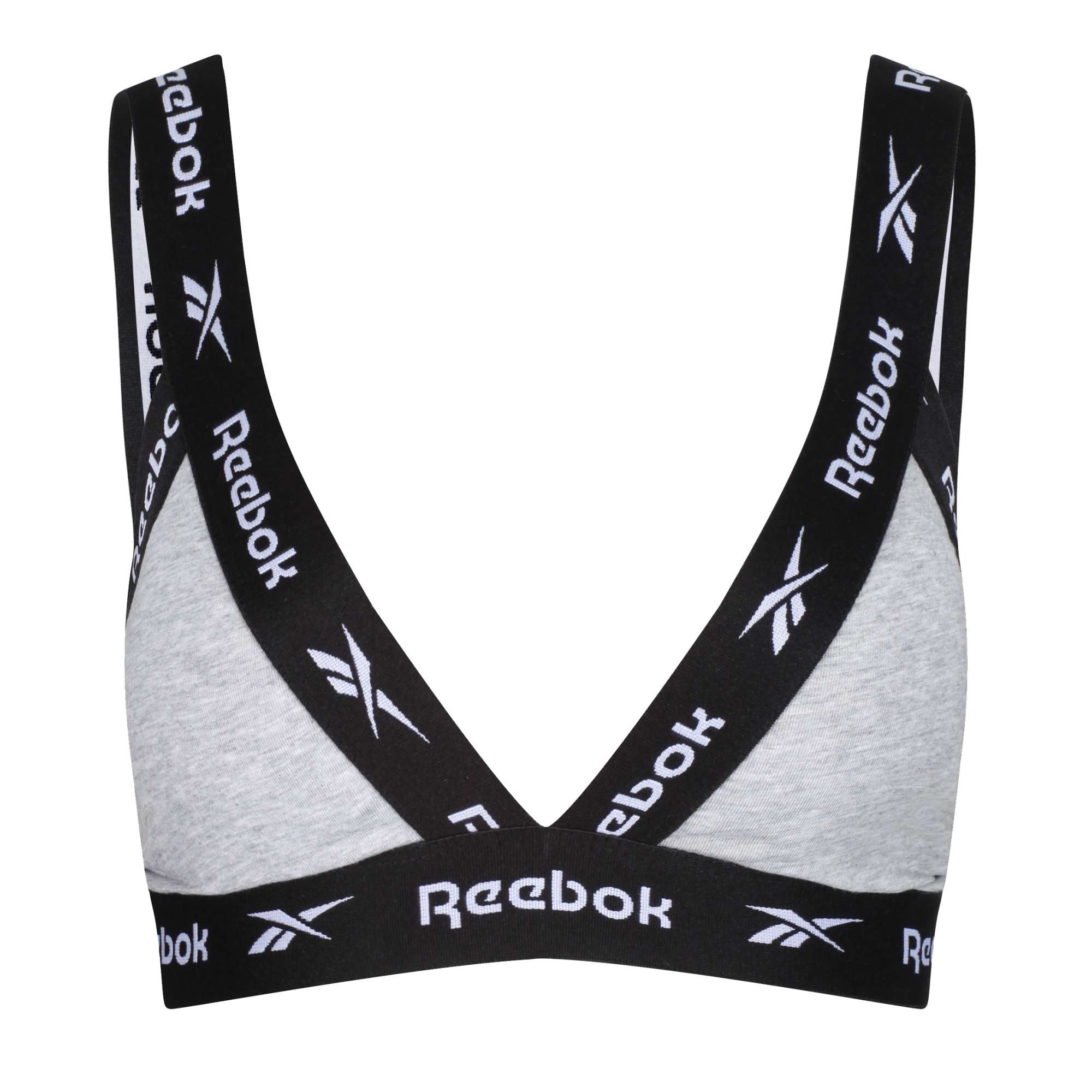 Reebok Triangle-Bra Dotty aus Baumwolle für Damen, White L, RBK9625