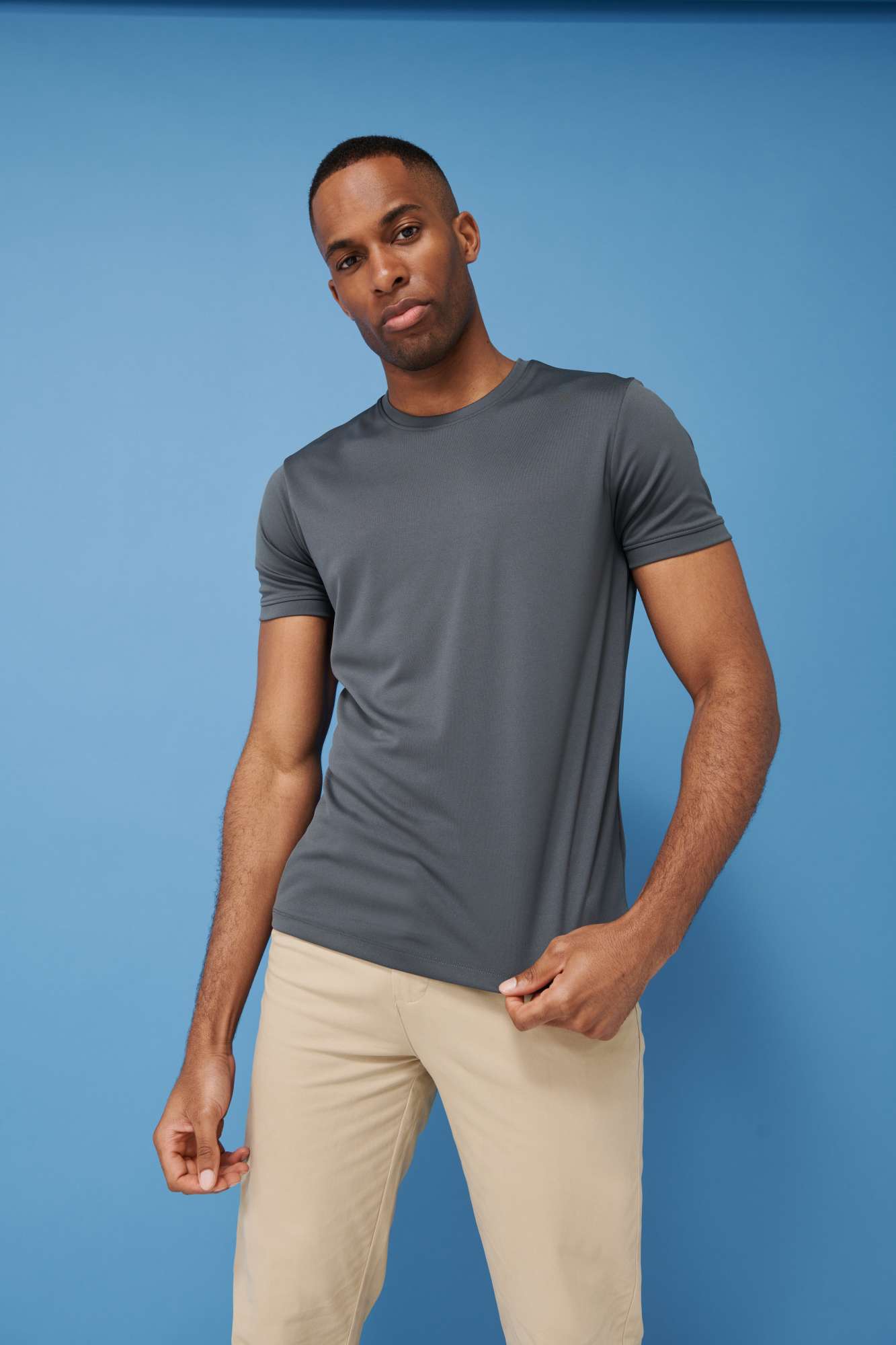Henbury T-Shirt HiCool® slim fit für Herren, Black 4XL, W024