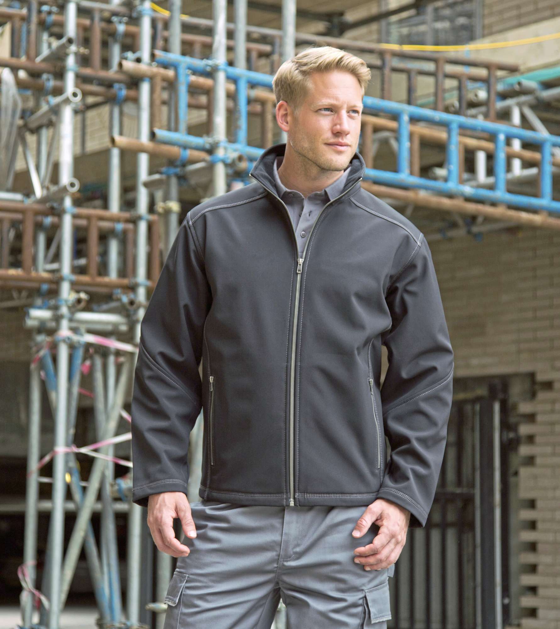 Treble Stitch Softshell Jacke für Herren