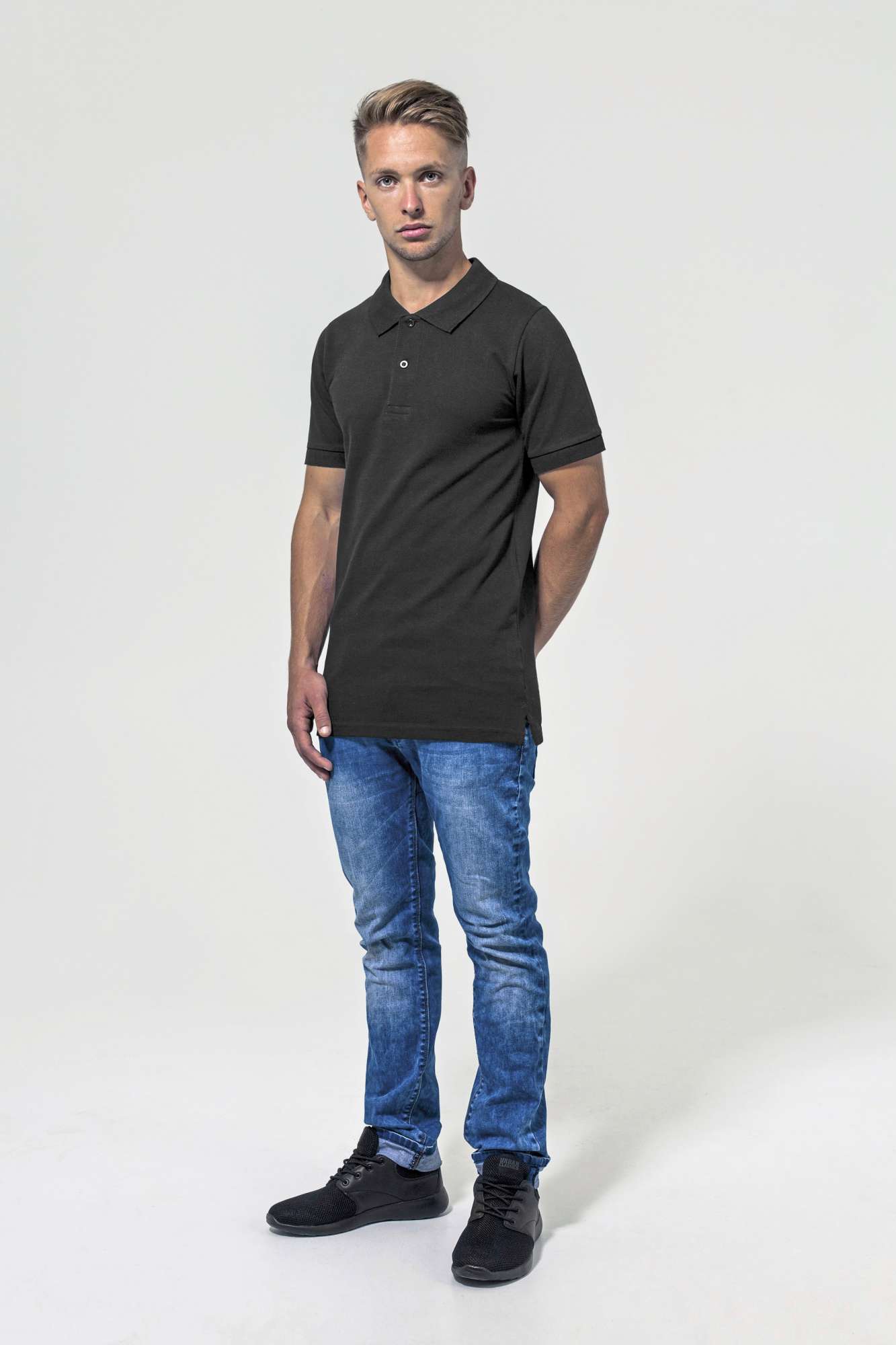 Polo Piqué Shirt Slim-Fit Baumwolle