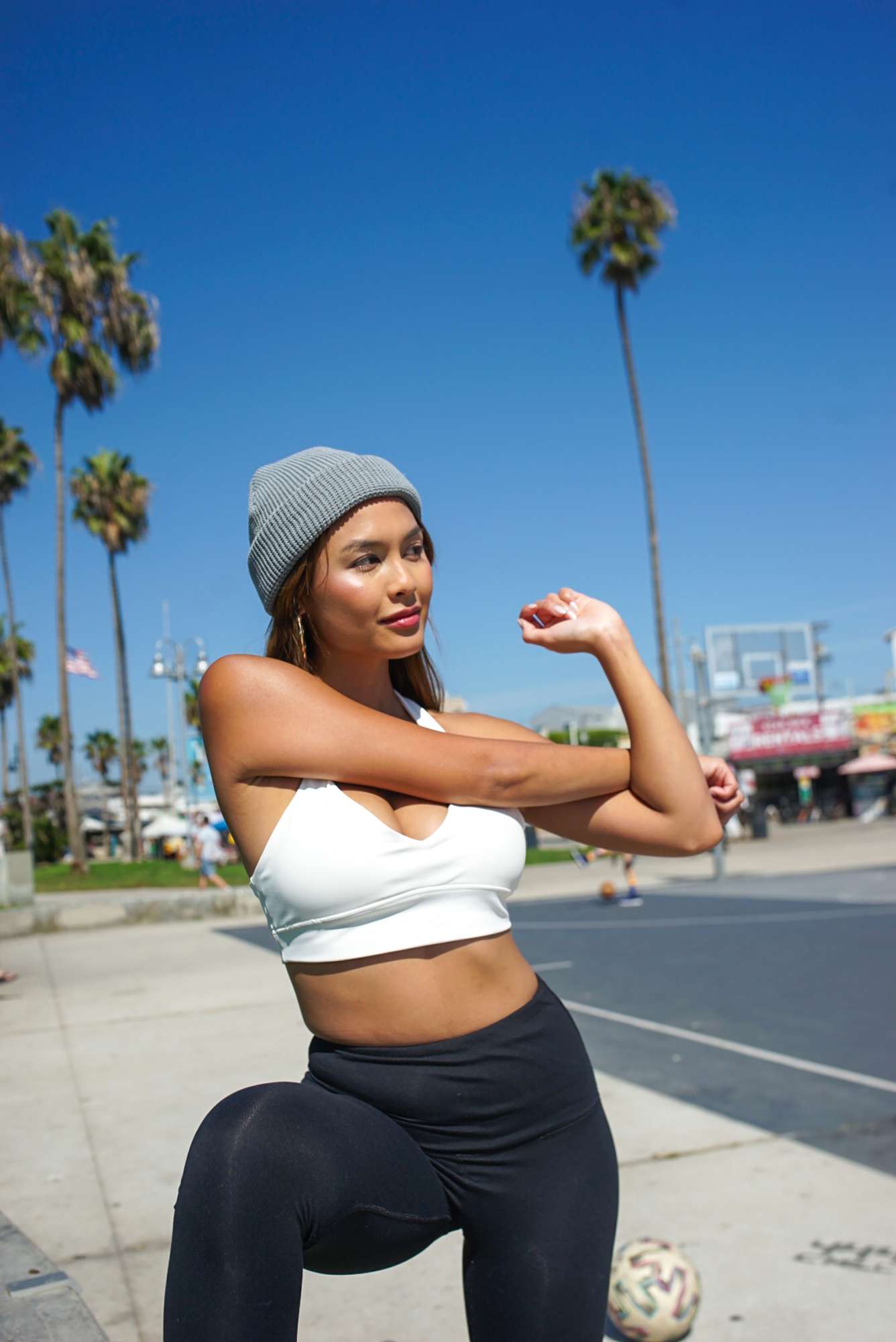 Recycled Yarn Waffelstrick Beanie