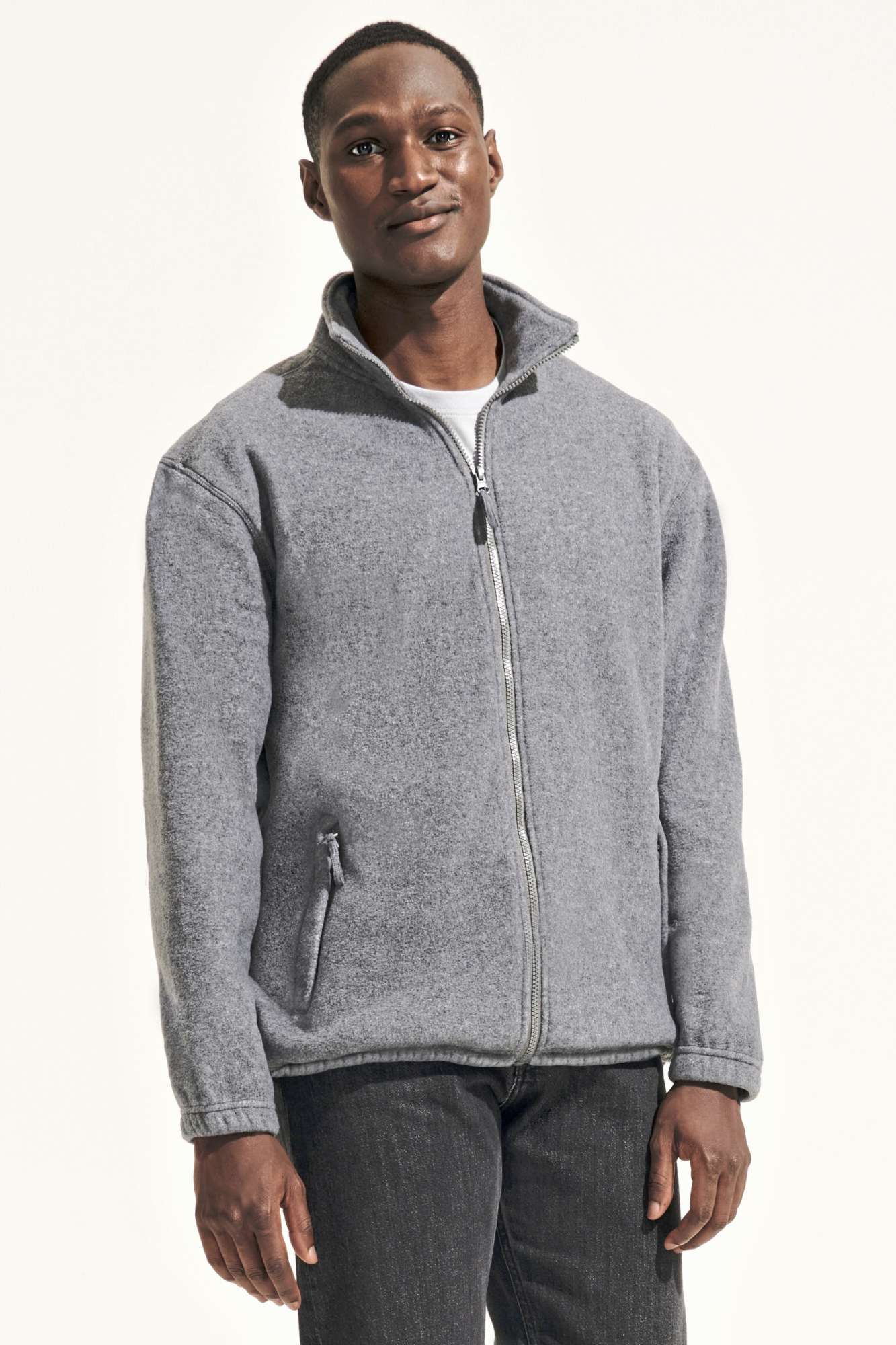 SOL´S Fleecejacke North mit Stehkragen, Neon Orange L, L742
