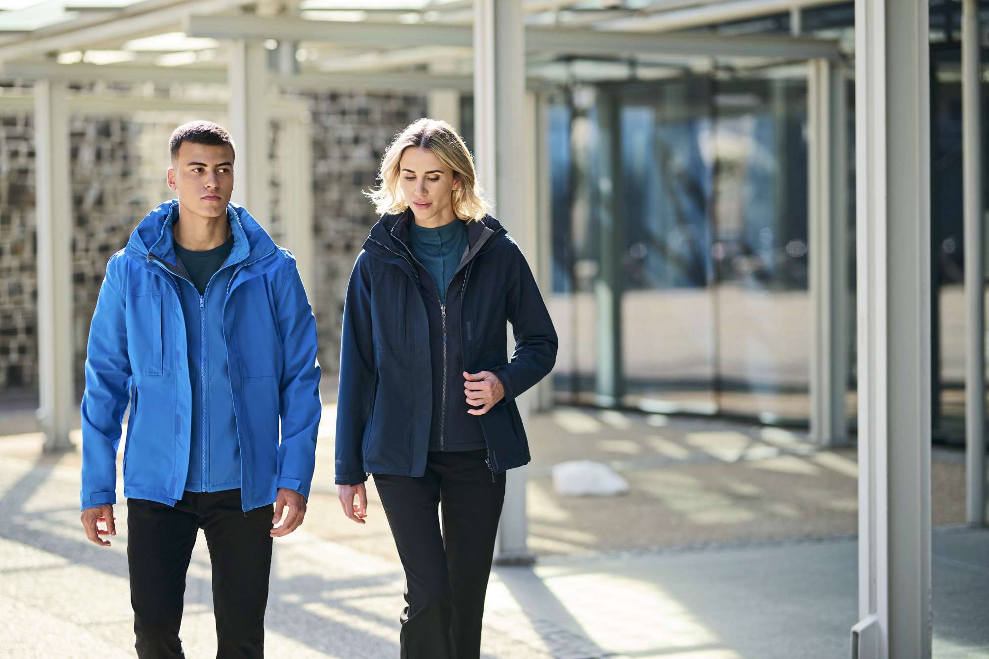 Regatta Professional Herrenjacke Kingsley 3in1 mit Softshell, Oxford Blue XXL, RG1430