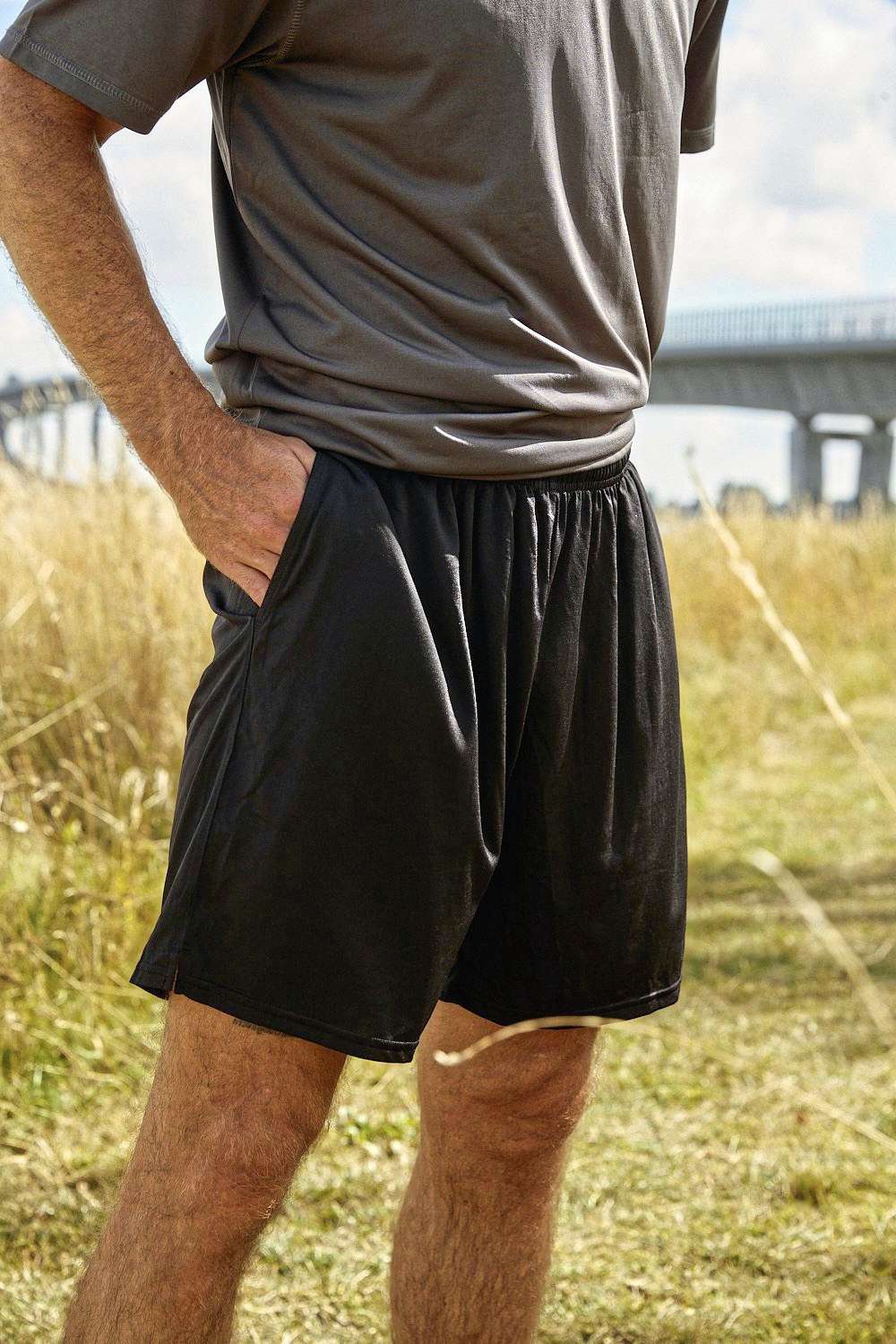Neutral Recycelte Performance Shorts mit Schnelltrocknung, Navy XL, NER64101