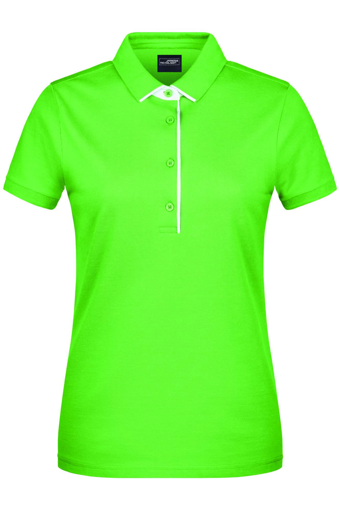 Polo mit Kontraststreifen für Damen