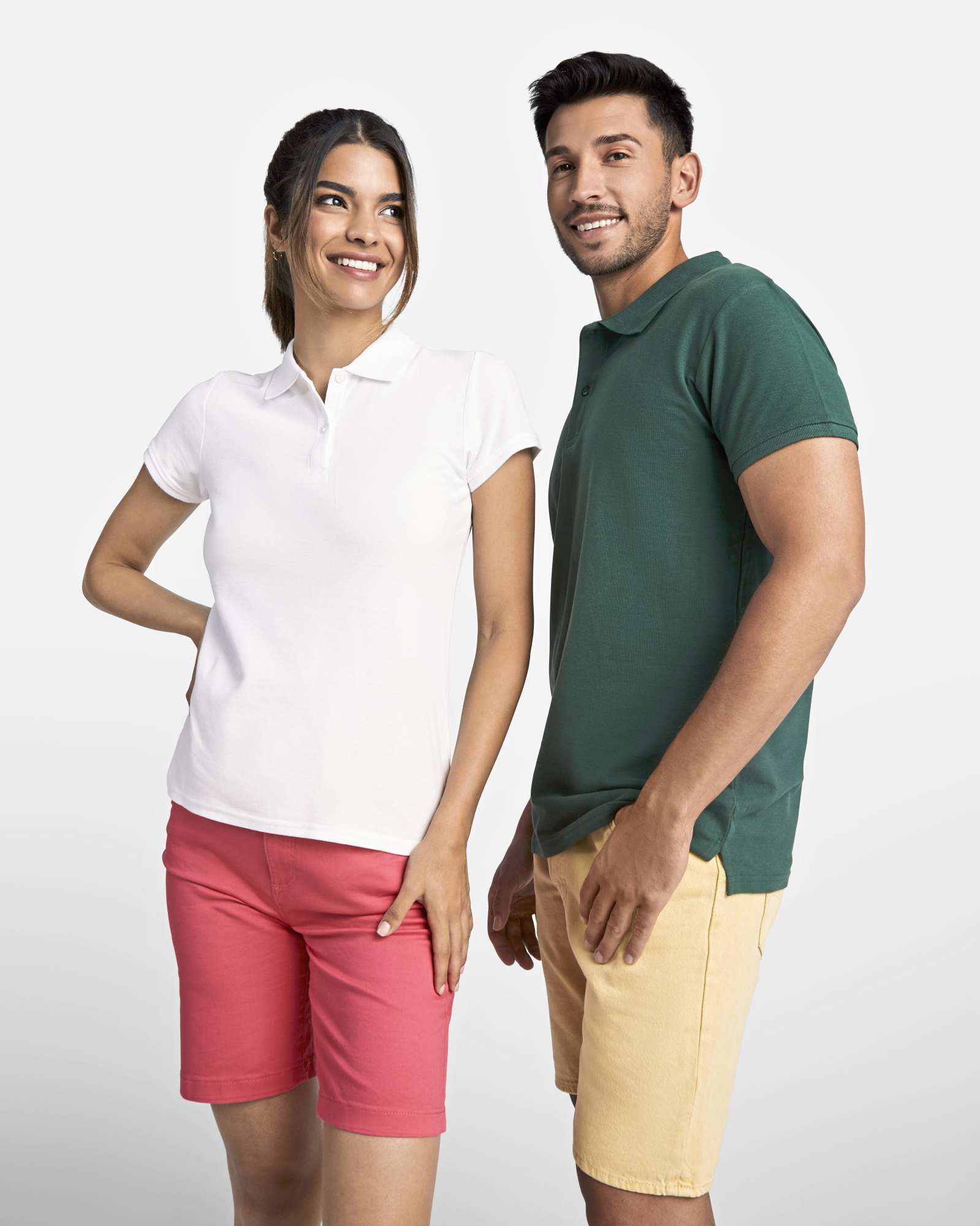 Tailliertes Bio-Baumwoll-Poloshirt für Damen