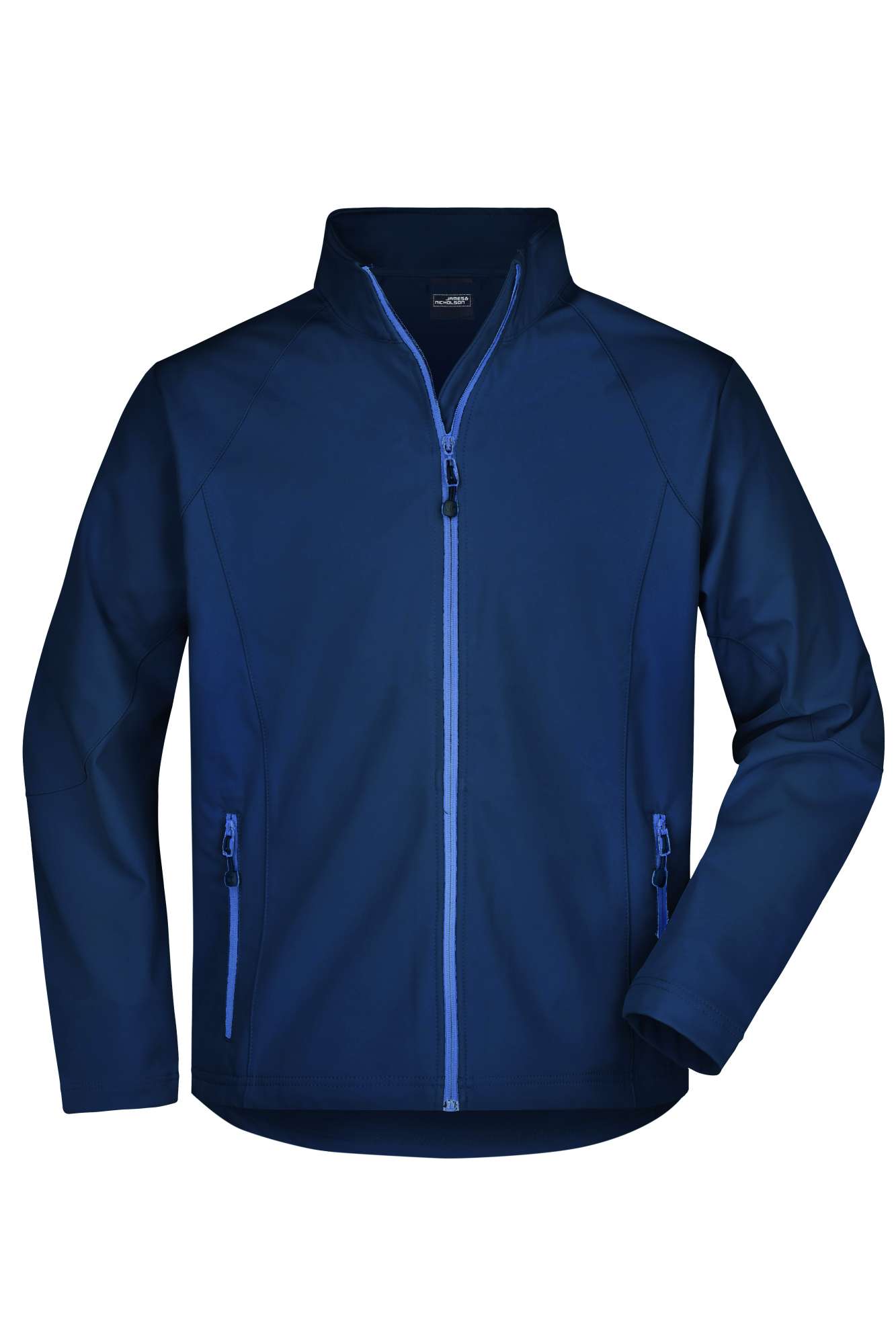 James&Nicholson Softshelljacke mit Stretchstoff für Herren, Azur M, JN1020