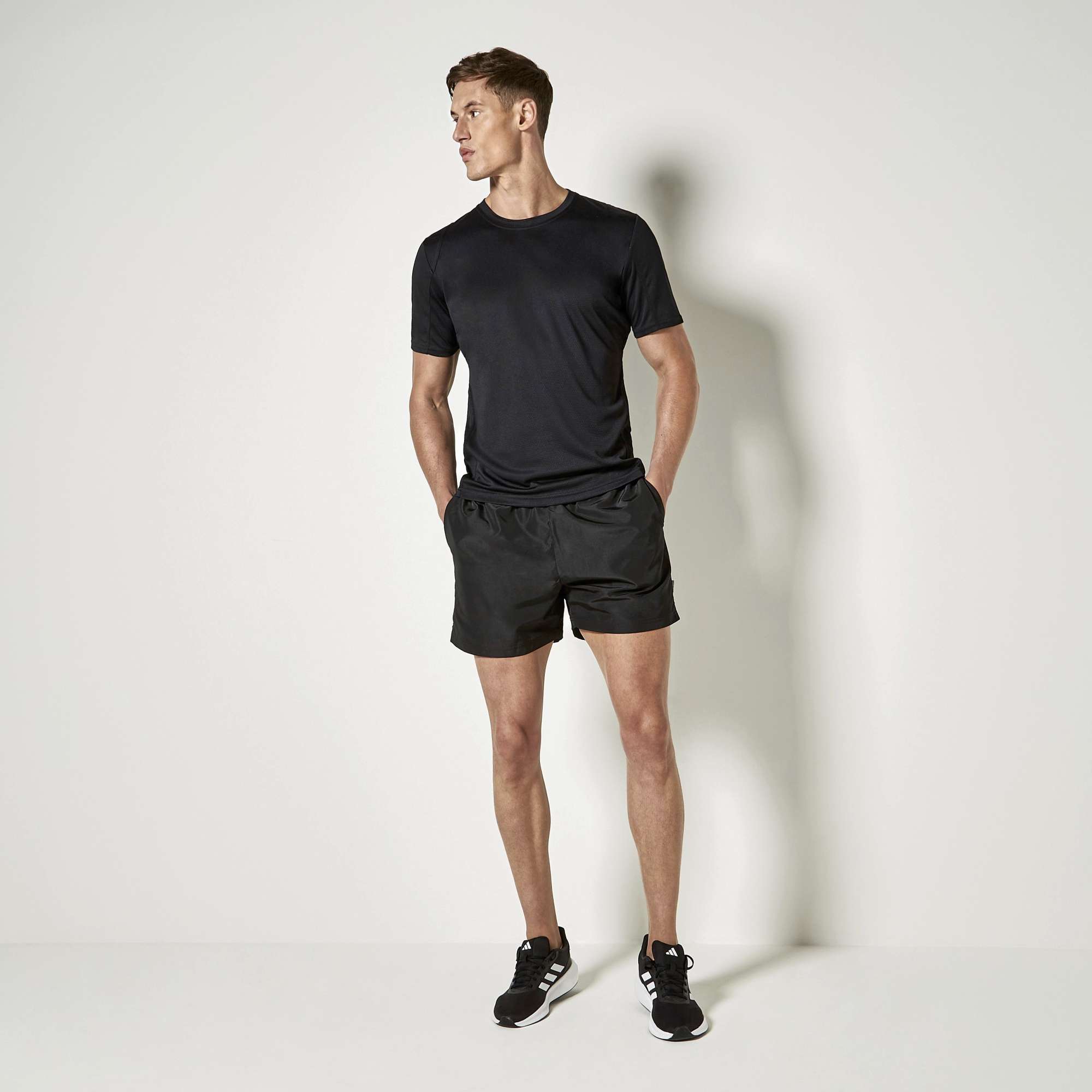Kustom Kit Classic Fit Kurzhose mit Netzfutter, Black L, K986