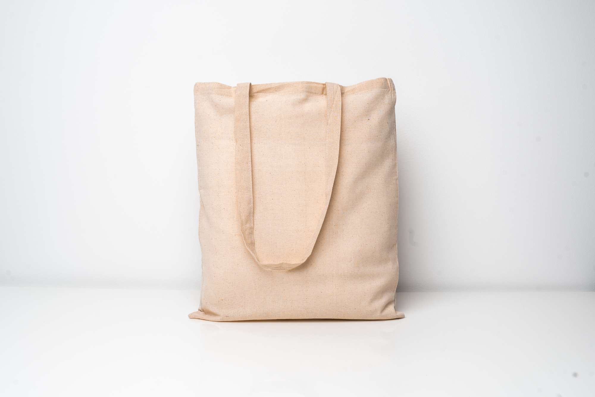 Baumwolltasche BASIC mit langen Henkeln