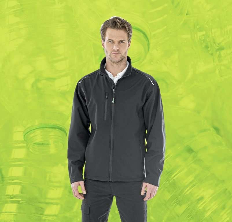 Recycelte 3-Layer Softshelljacke Herren