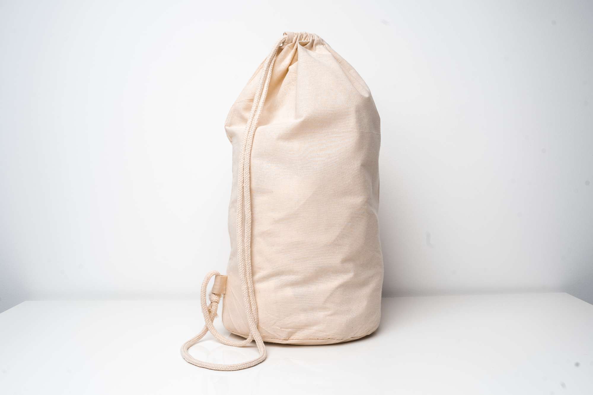 Baumwoll-PP-Tasche mit Zuziehkordel