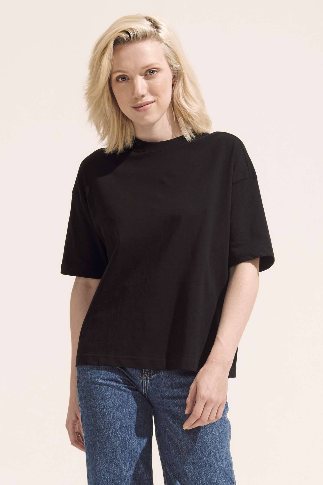 Boxy Oversize T-Shirt Bio-Baumwolle für Damen