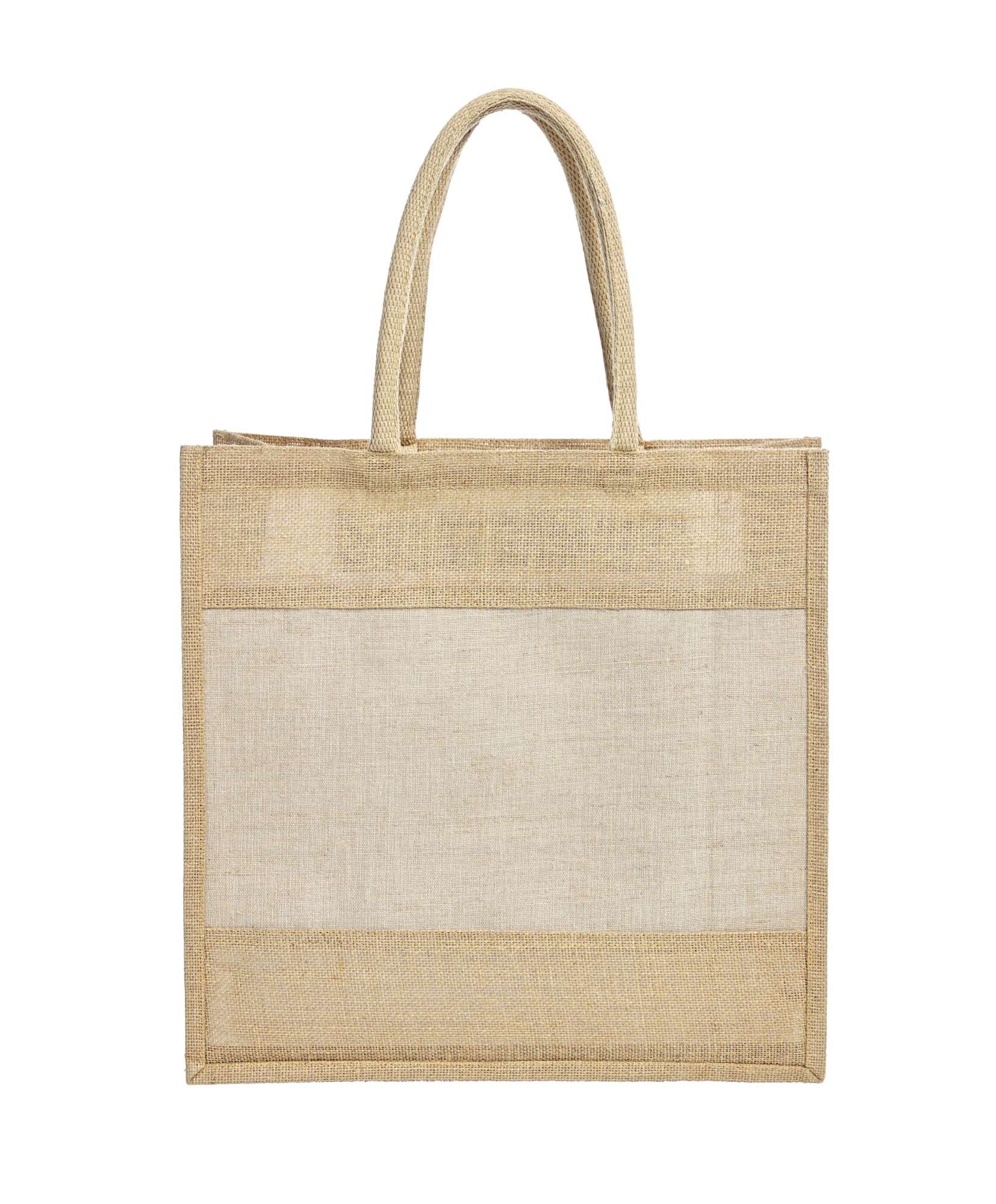 Halfar Robuster Jute-Baumwoll Shopper Native, Nature 40 x 40 x 15 cm, HF4003