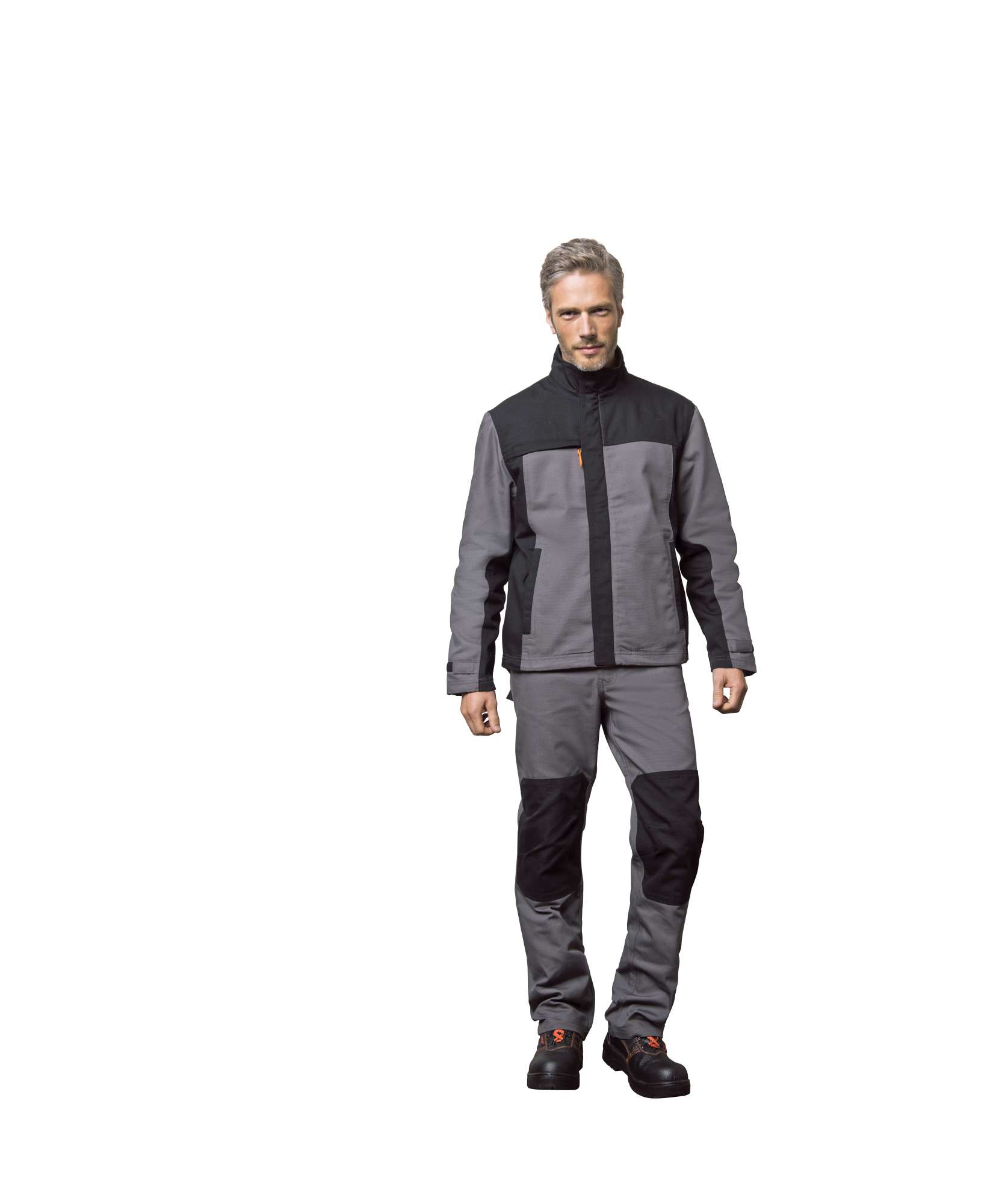 Workwear-Hose mit Werkzeugtasche und Knieschoneröffnungen