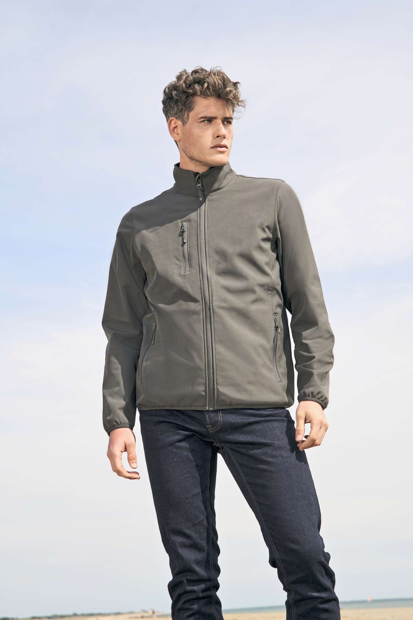Softshelljacke Falcon, recyceltes Material für Herren