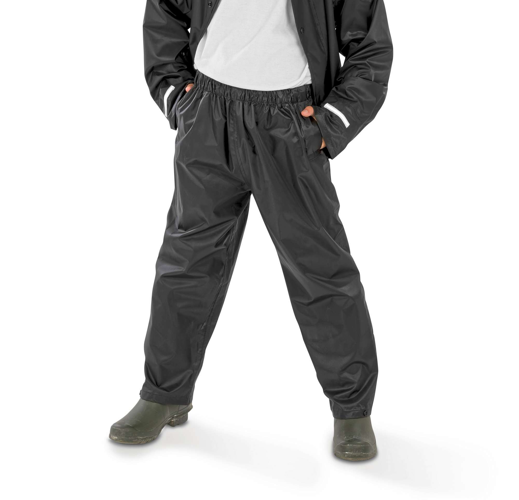 Wasserdichte Kinder Regenhose mit Druckknöpfen